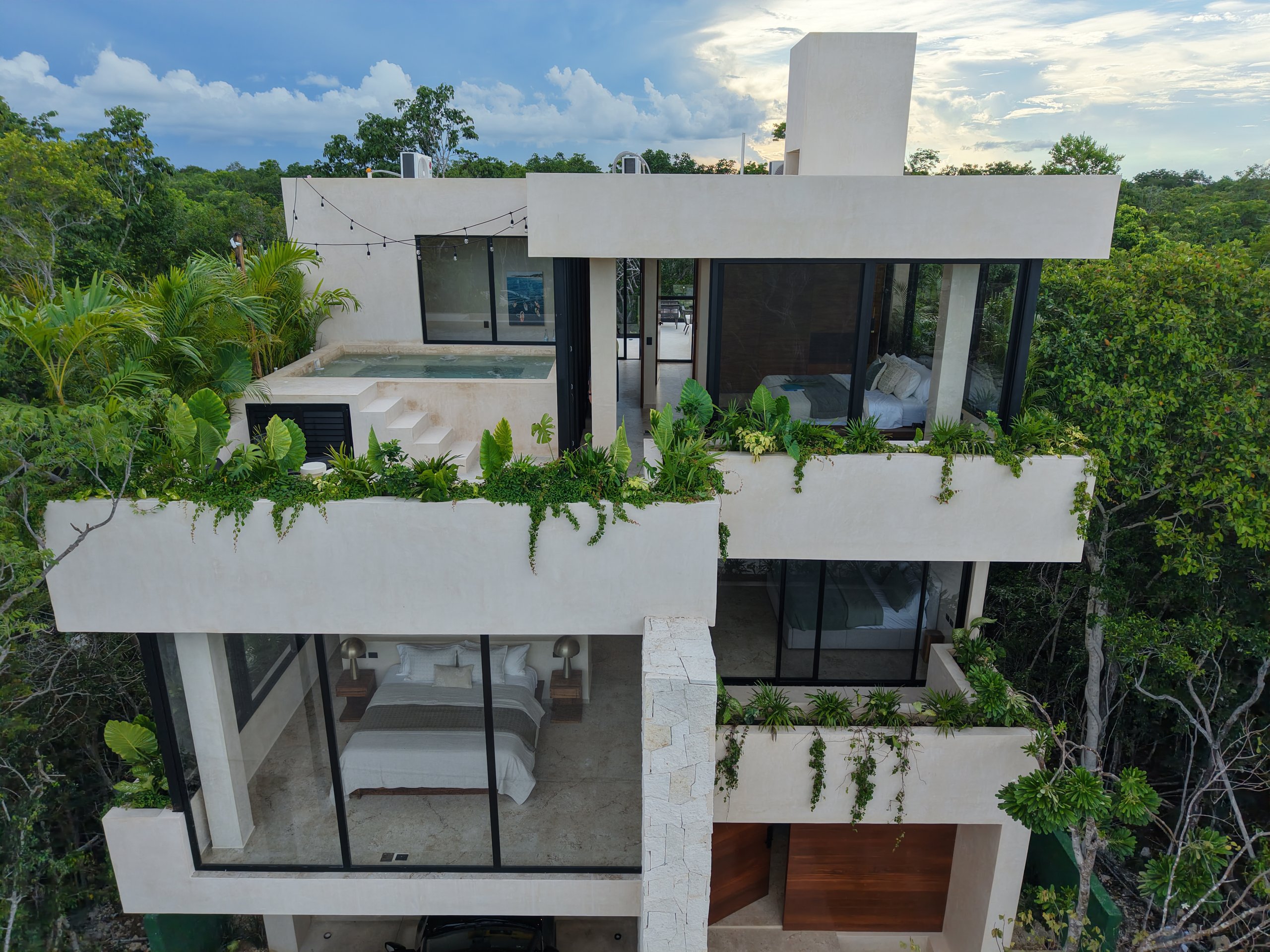 4 Bedroom Jungle Villa for sale in Selvazama Tulum | Casa Cinq