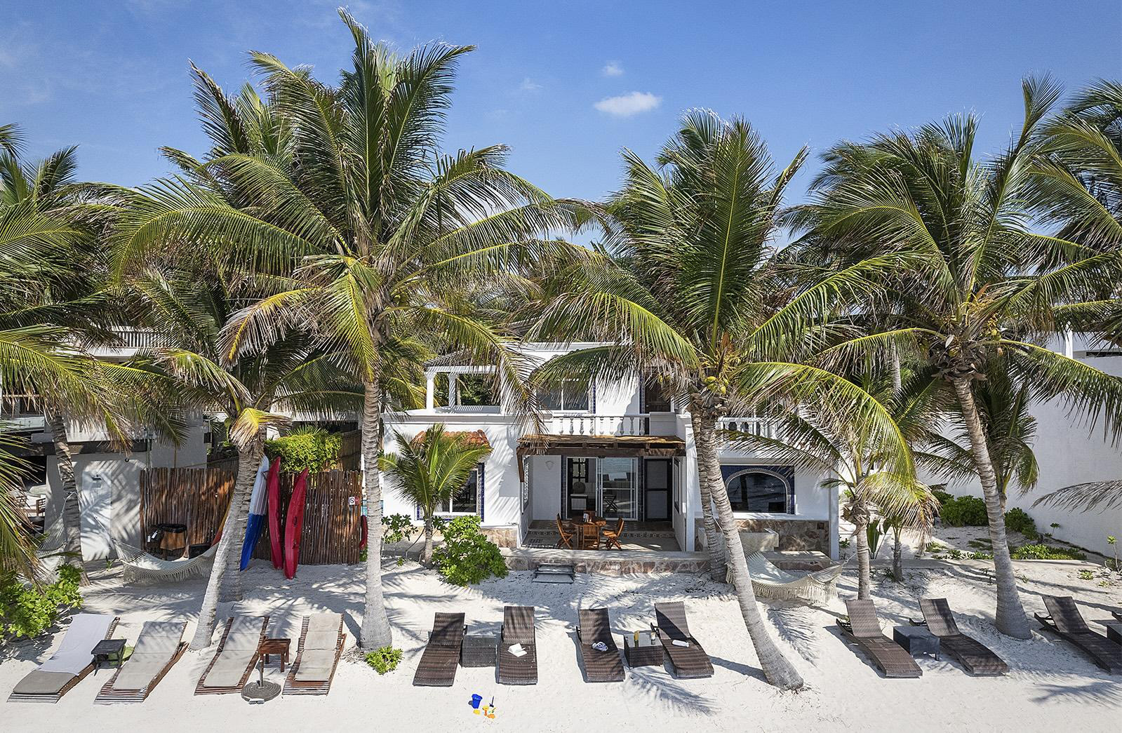 6 Bedroom Beachfront Villa with Private Pool for sale in Tankah Bay | Casa Alea