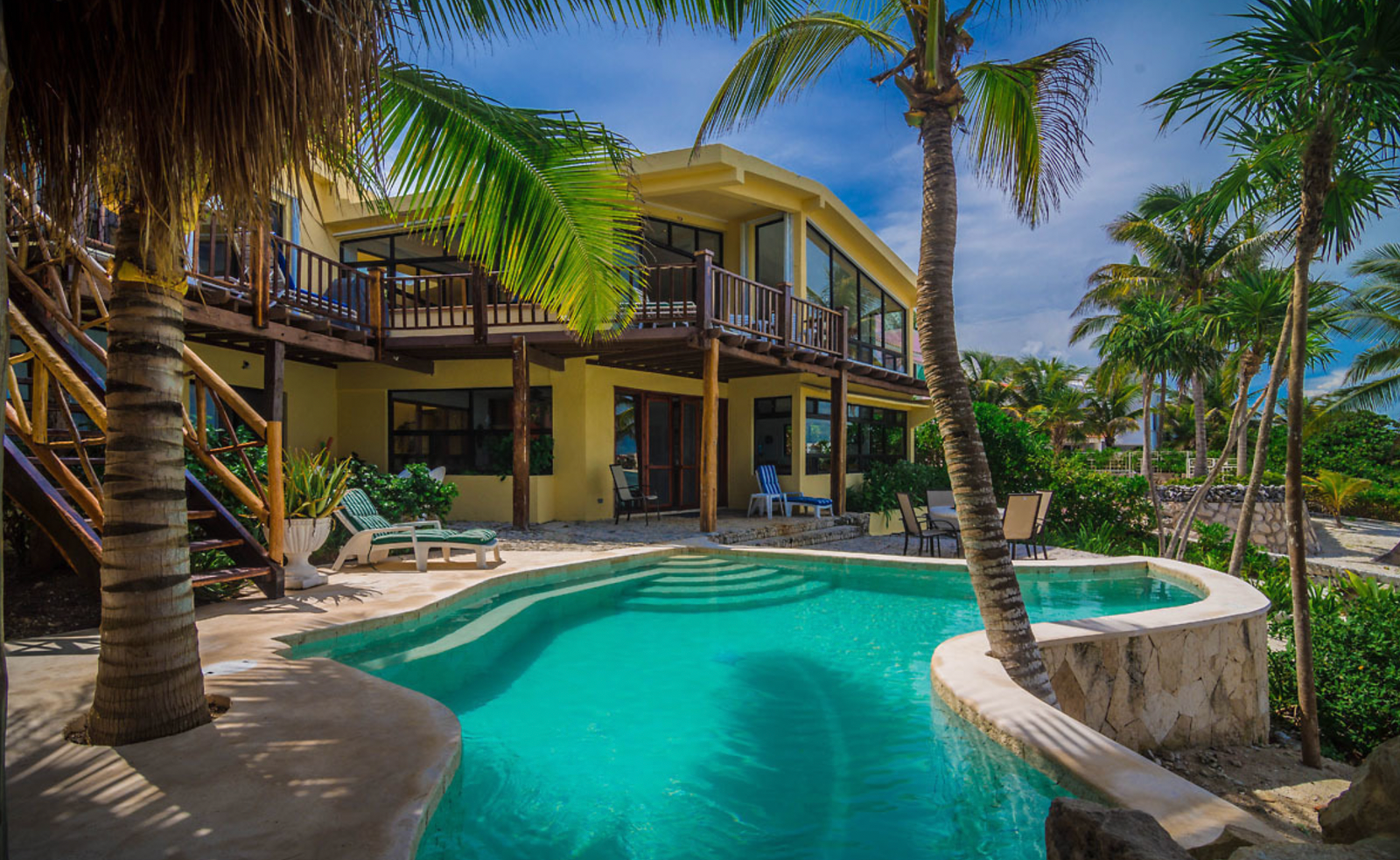 Casa Zama – Eco‑Friendly Beachfront Villa in North Akumal, Riviera Maya
