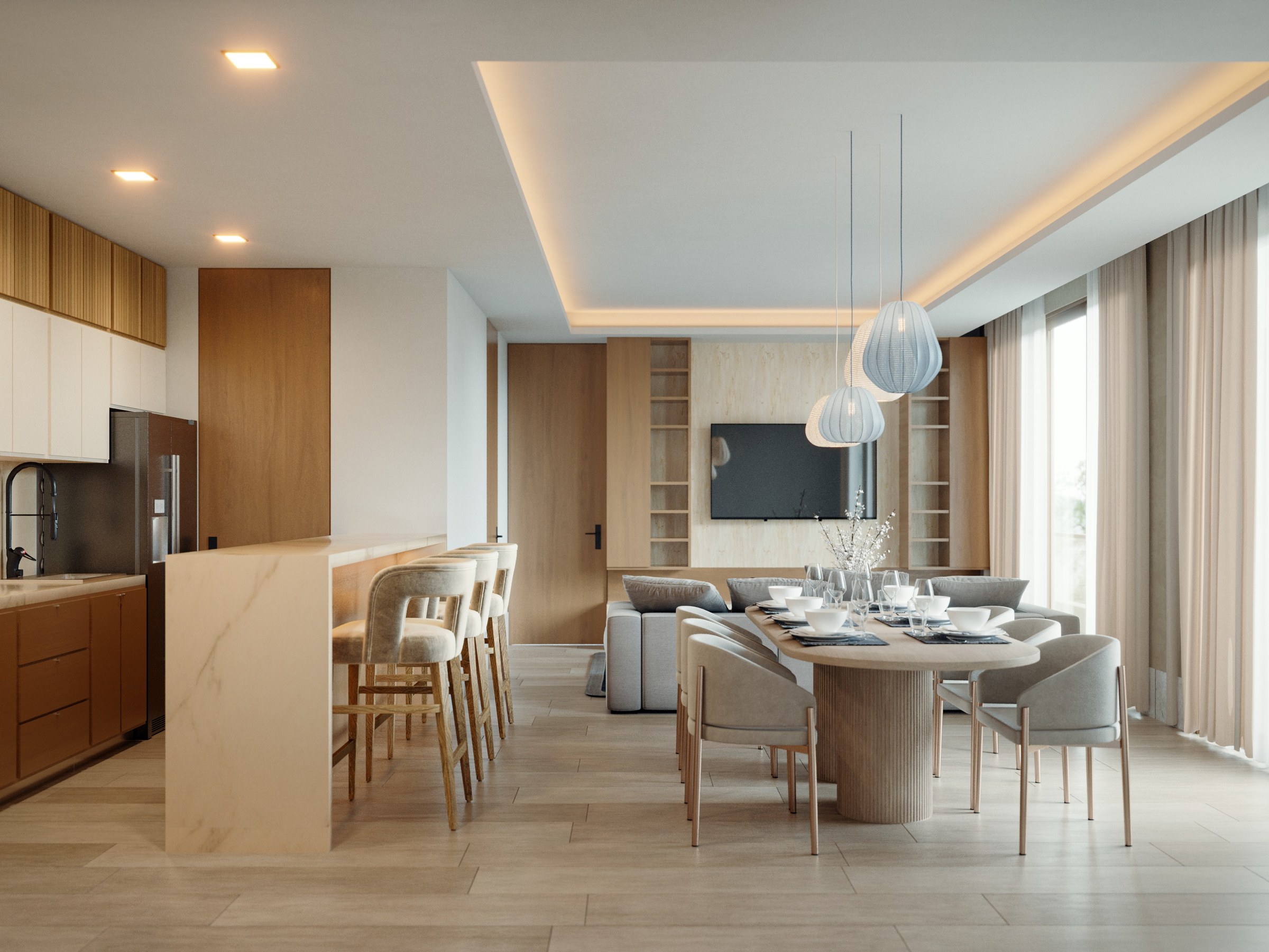 Distrito Zen Type 08 | 2 Bedroom Apartment in Puerto Cancun
