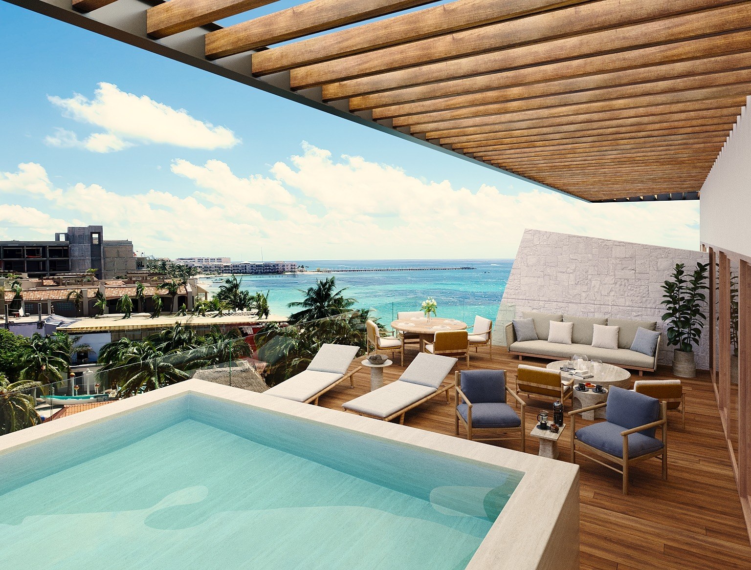 Saint Marine | 3 Bedroom Penthouses in Playa del Carmen