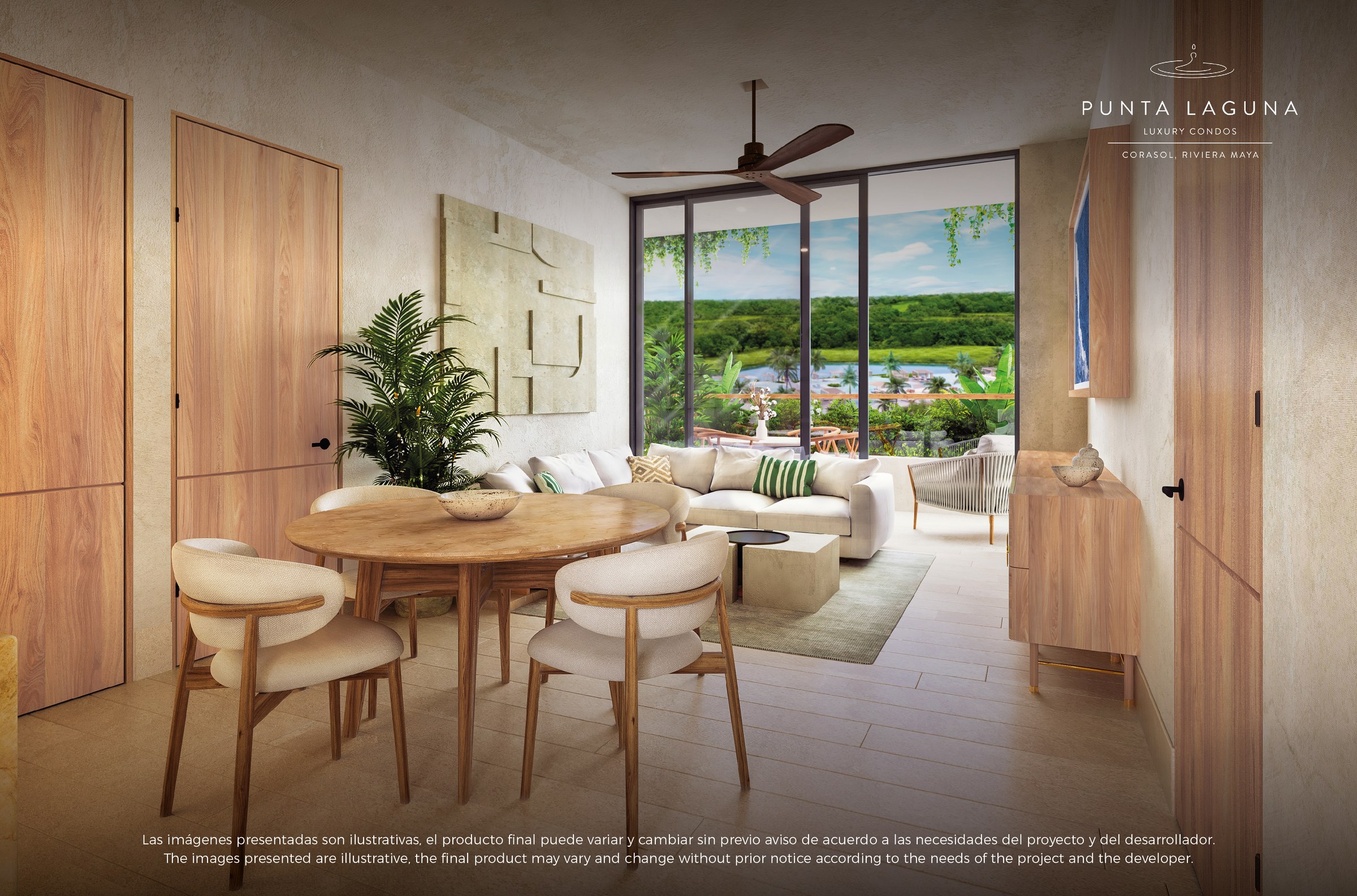 Punta Laguna | 2 Bedroom Apartment in Corasol, Playa del Carmen