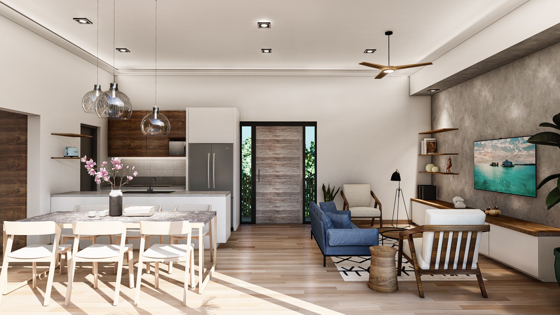 Blue Water | 1 Bedroom Apartment near the Bacalar Lagoon