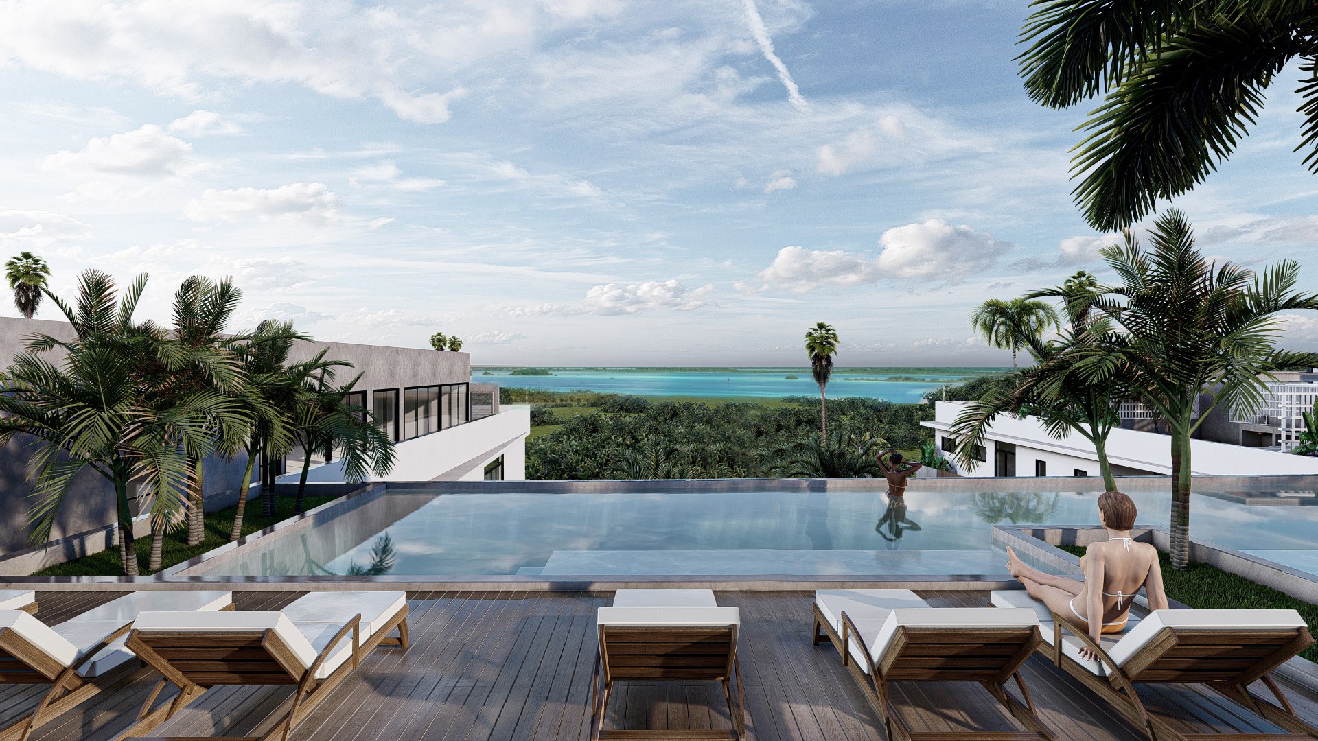 Blue Water | 2 Bedroom Penthouse with Private Terrace and Jacuzzi in Bacalar