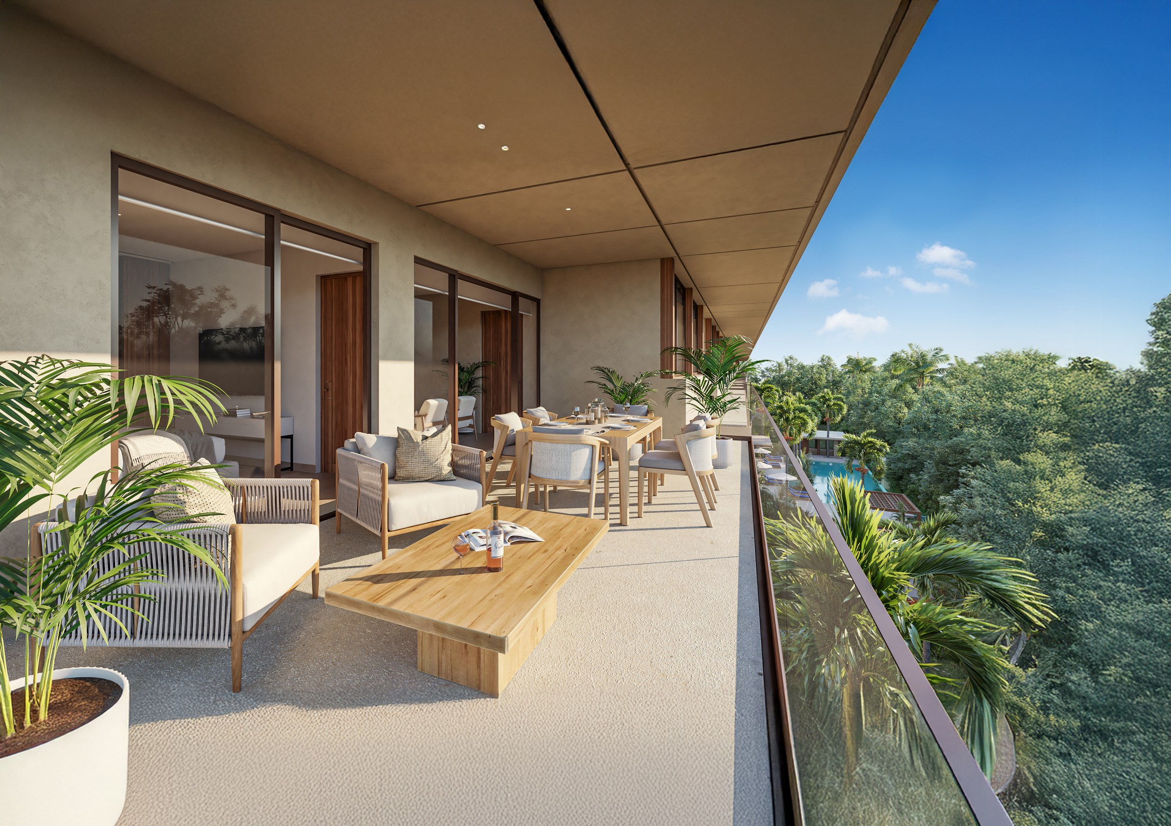 Oceanna Residences | 3 Bedroom Apartment with 4 Bathrooms in Playa del Carmen