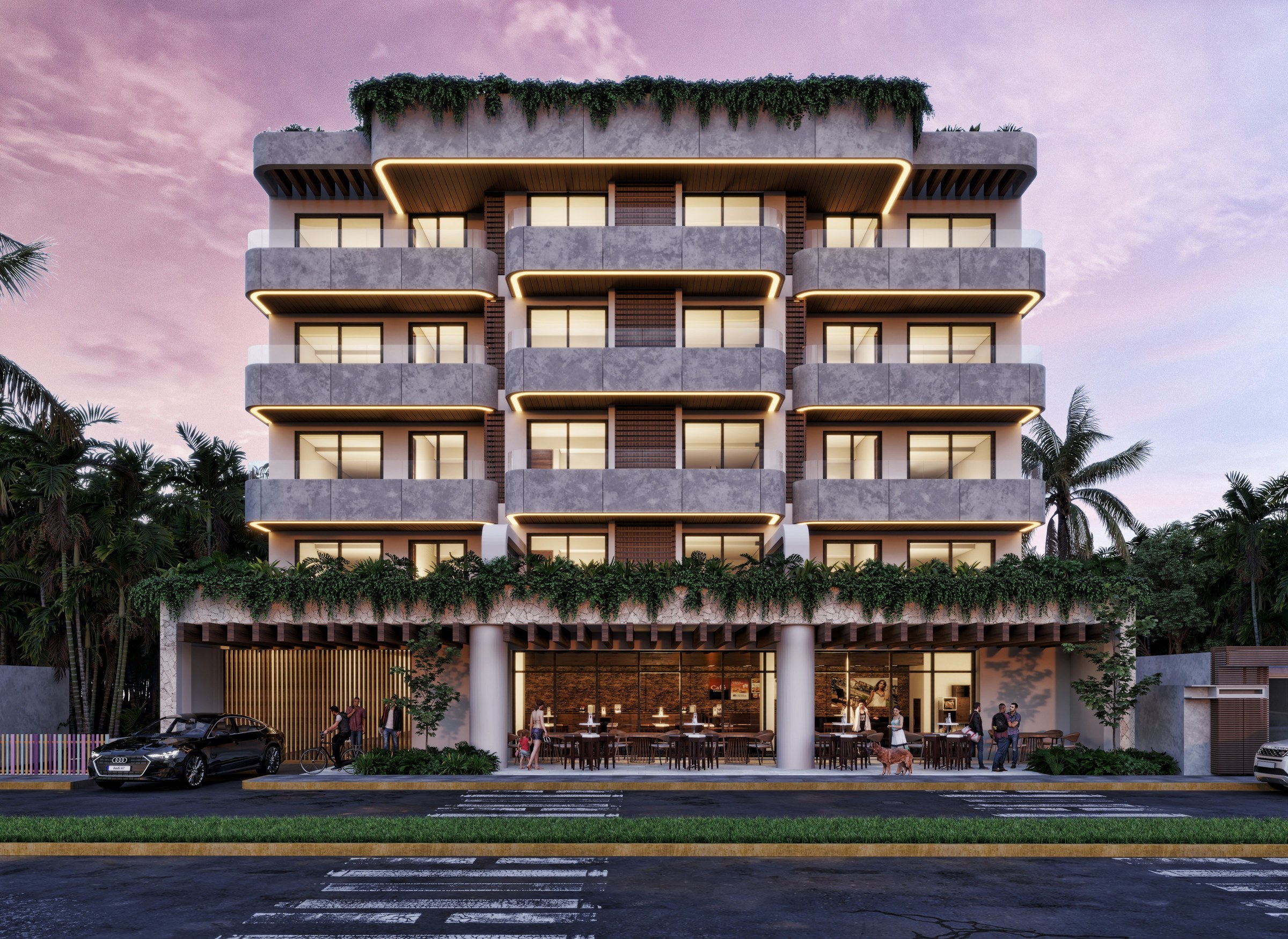 Village Blu | 1 Bedroom Beach Apartments in Puerto Morelos