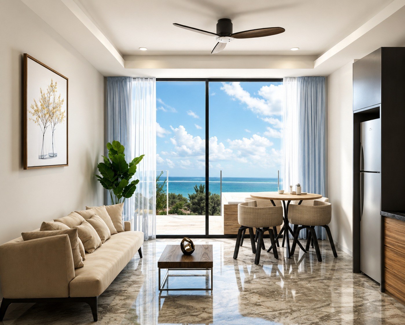 THEA | 2 Bedroom Ocean View Apartments in Puerto Morelos