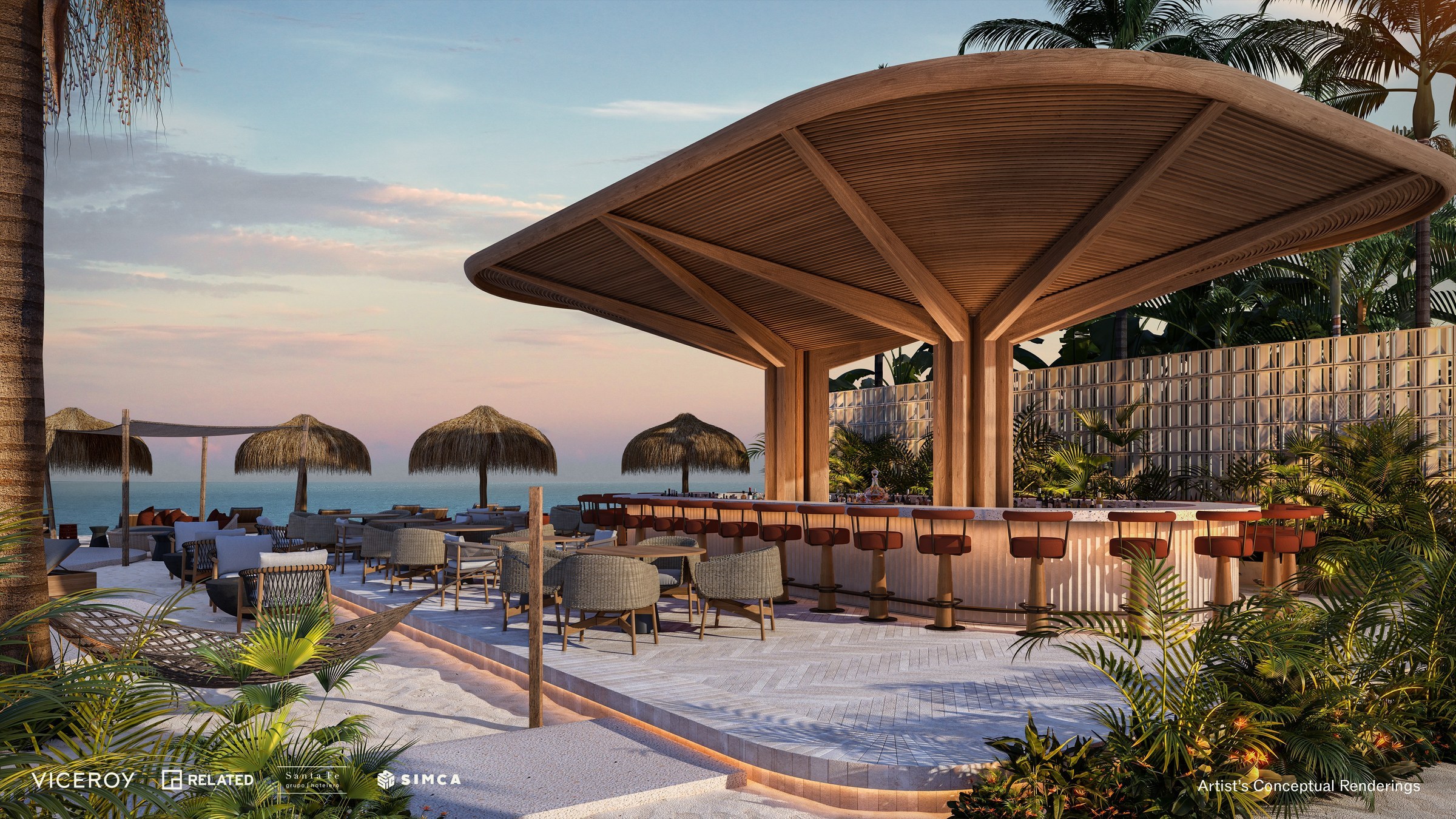 Viceroy Residences 005 | 1 Bedroom and Study with Garden in Playa del Carmen
