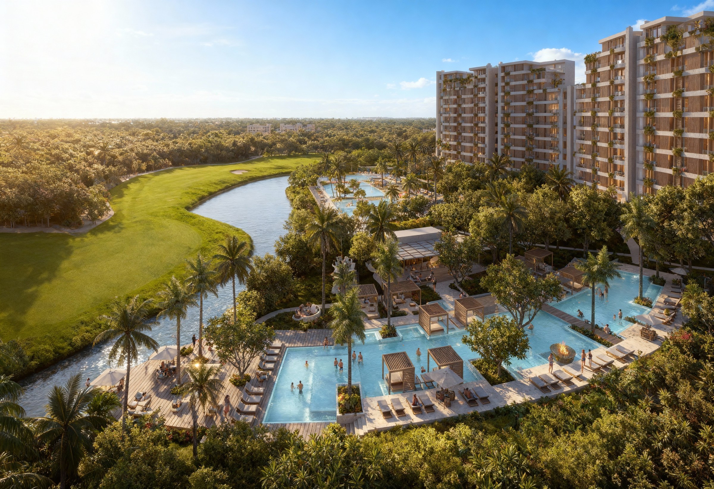 Punta Laguna | 3 Bedroom Garden Apartment in Corasol, Playa del Carmen