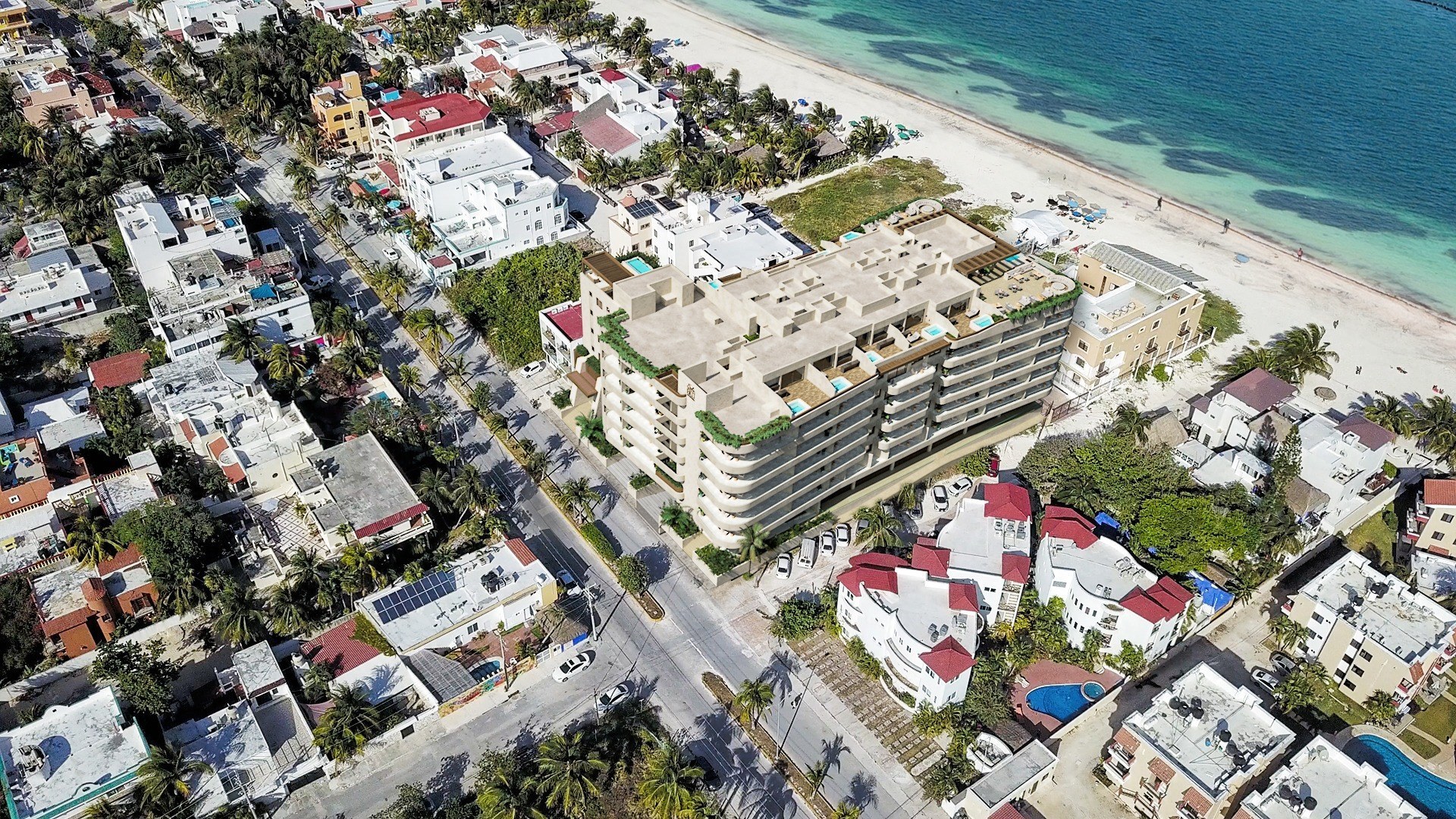 Sole Blu Ocean Living | 1 Bedroom Beachfront Apartment in Puerto Morelos