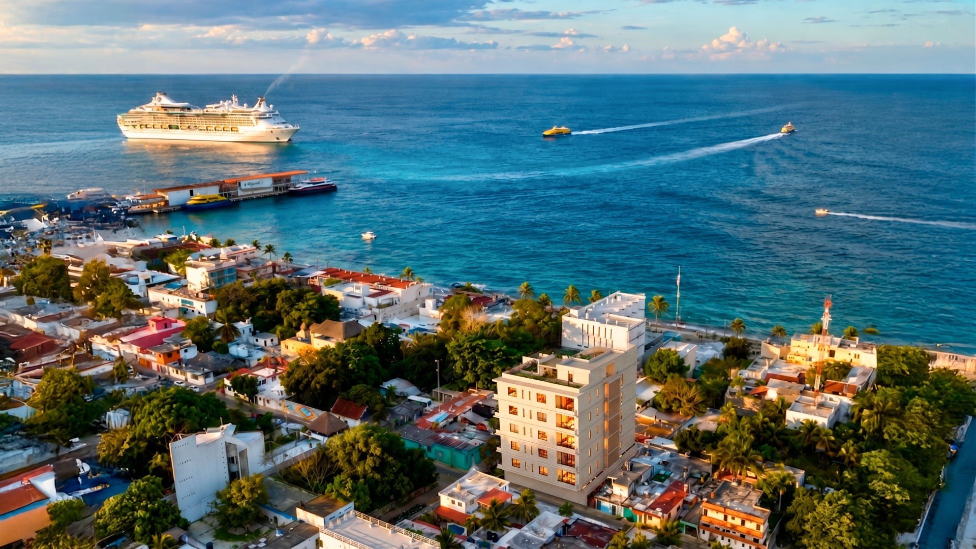 MAREA | 2 Bedroom Ocean View Lock Off Apartment in Cozumel