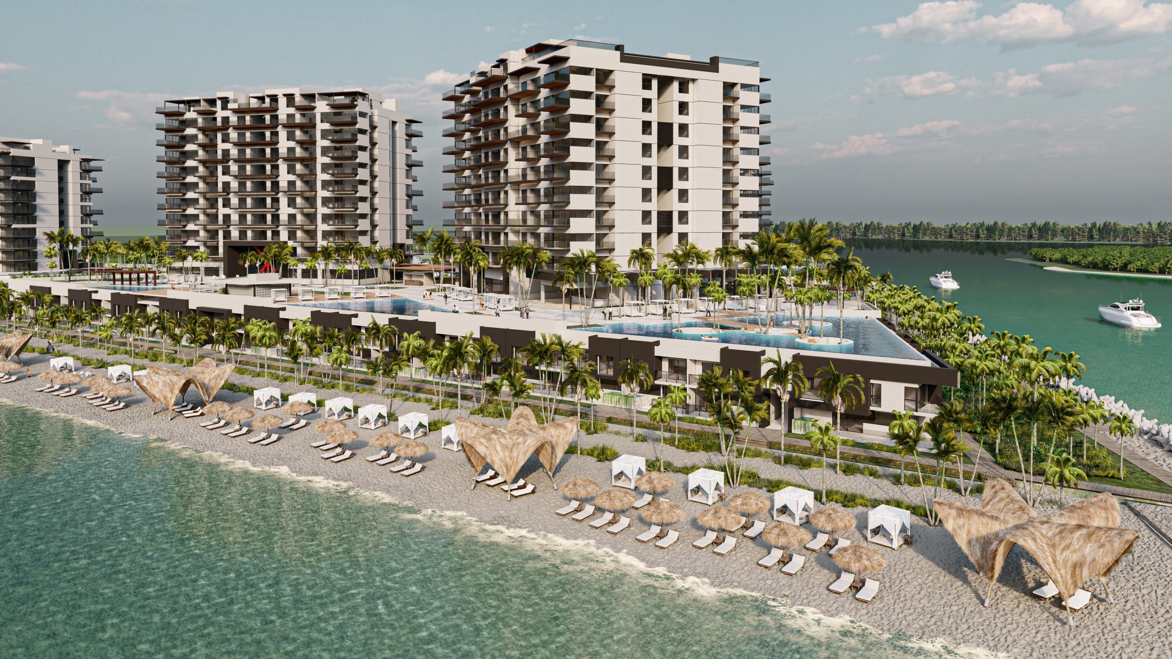 Yucalpetén | 3 Bedroom and Den Sea View Penthouse in Progreso, near Mérida
