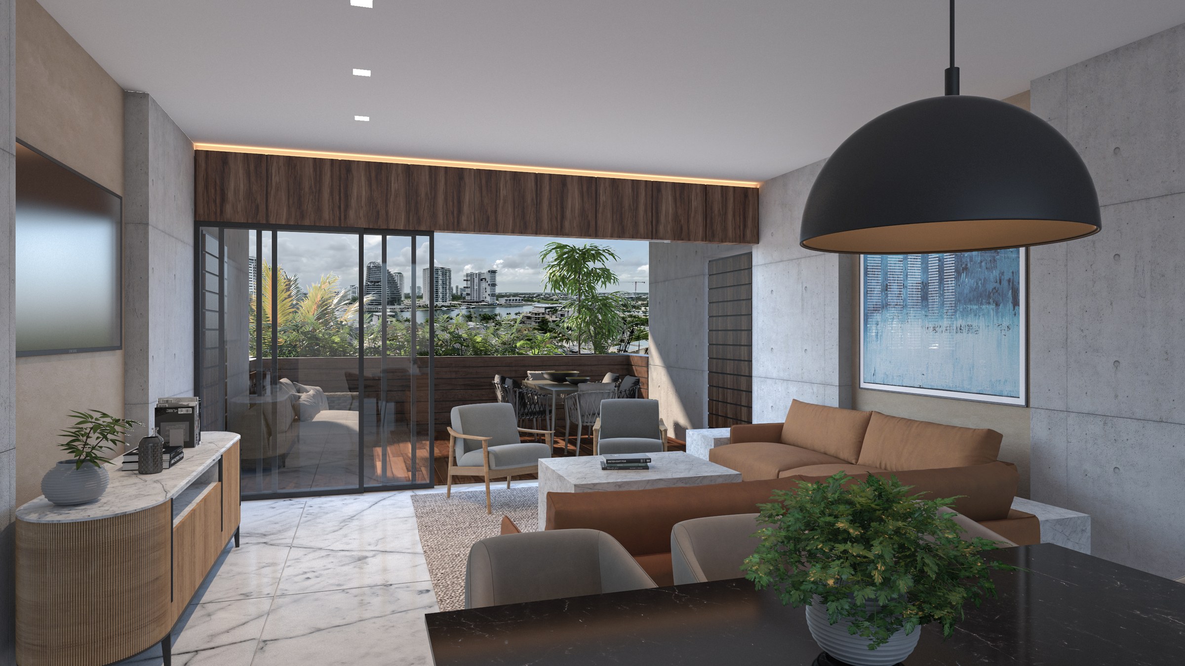 Al Mare | 4 Bedroom Garden Apartment in Puerto Cancún