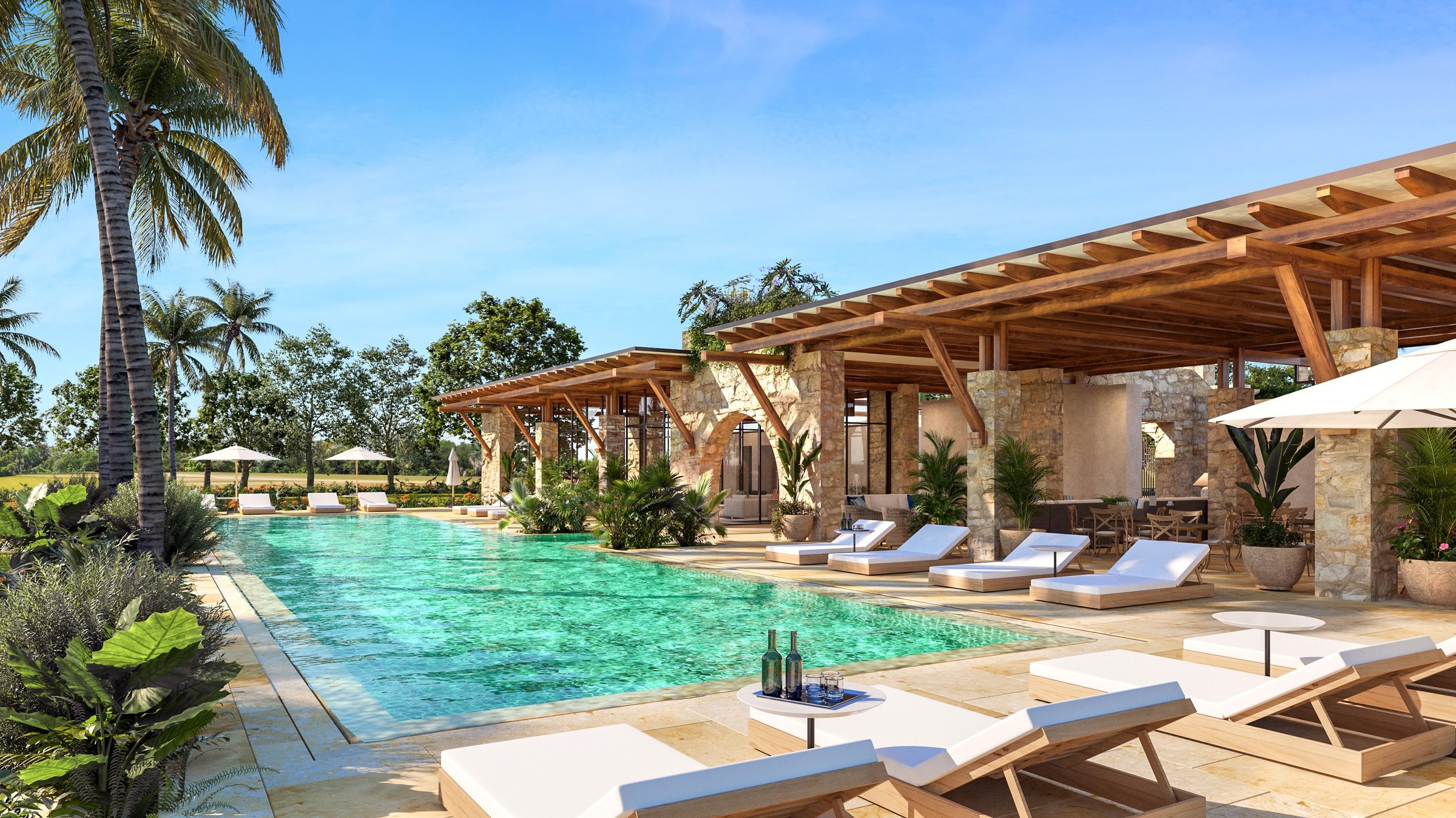 Kanha Park, Yucatán Country Club, Mérida, the pool at Park House