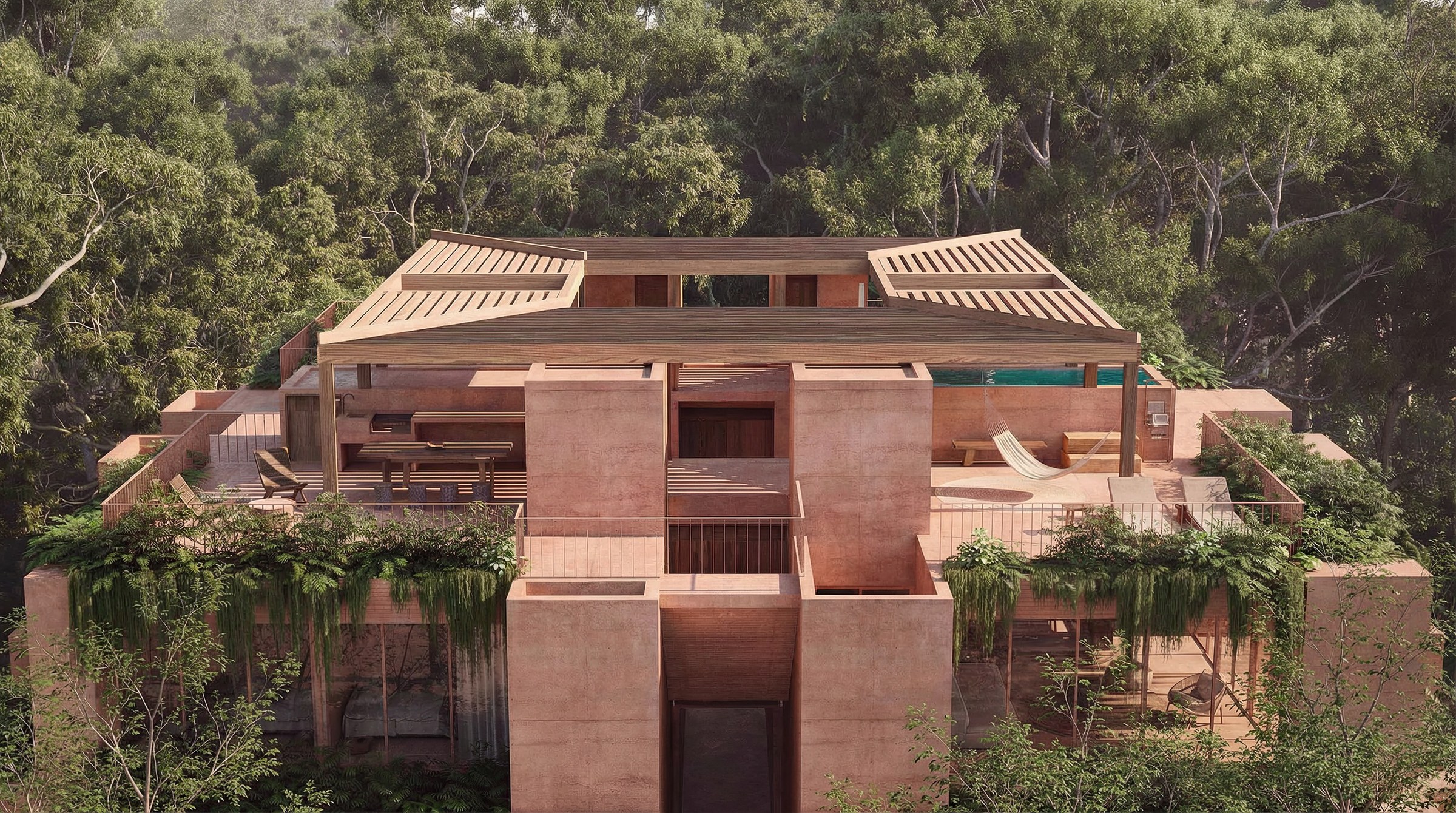 Aldea Kalan | 3 Bedroom Penthouse with Private Rooftop in Bacalar
