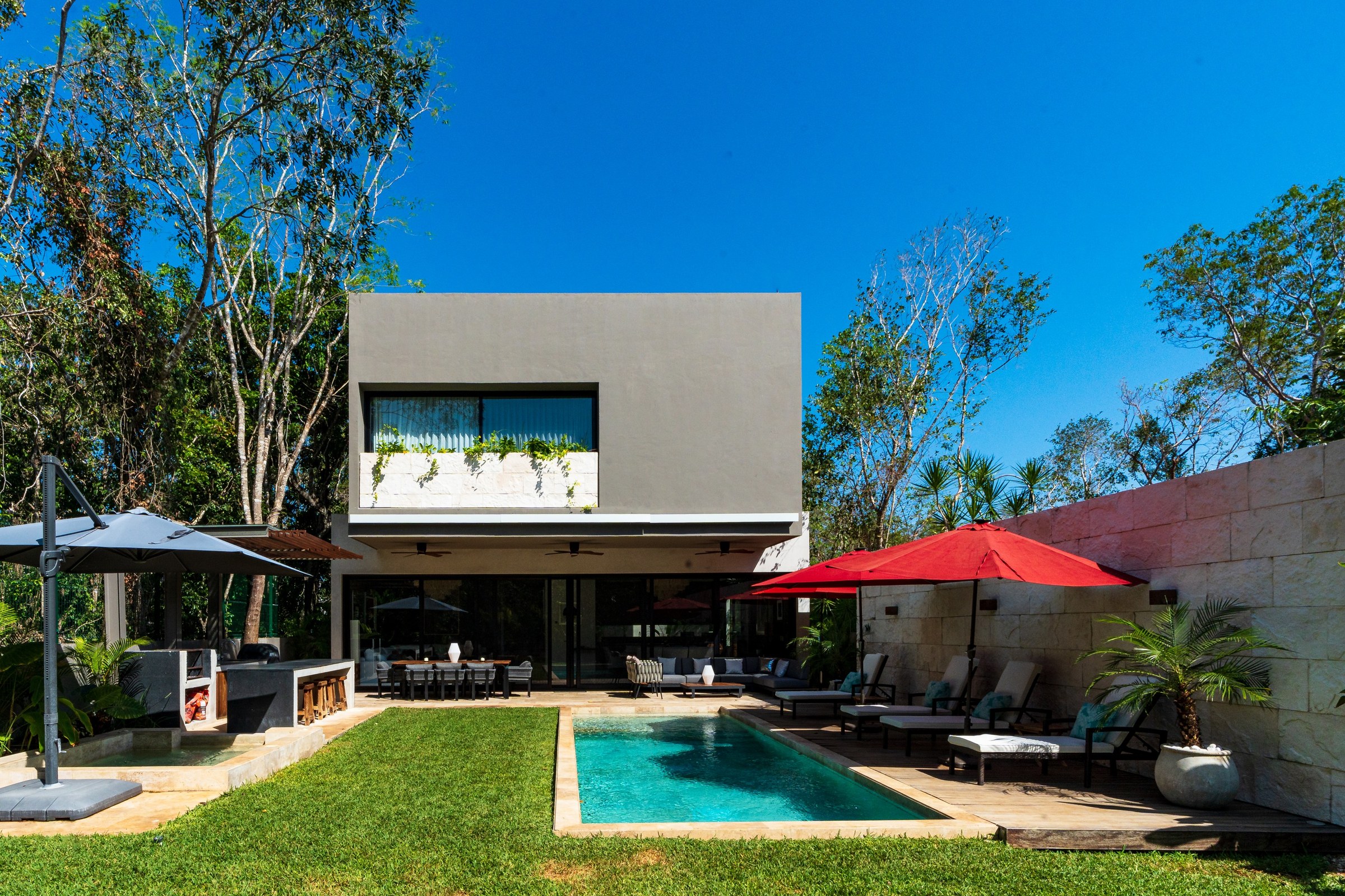 Brisas 45 | 4 Bedroom Villa with Pool in a Gated Community at Xpu Há