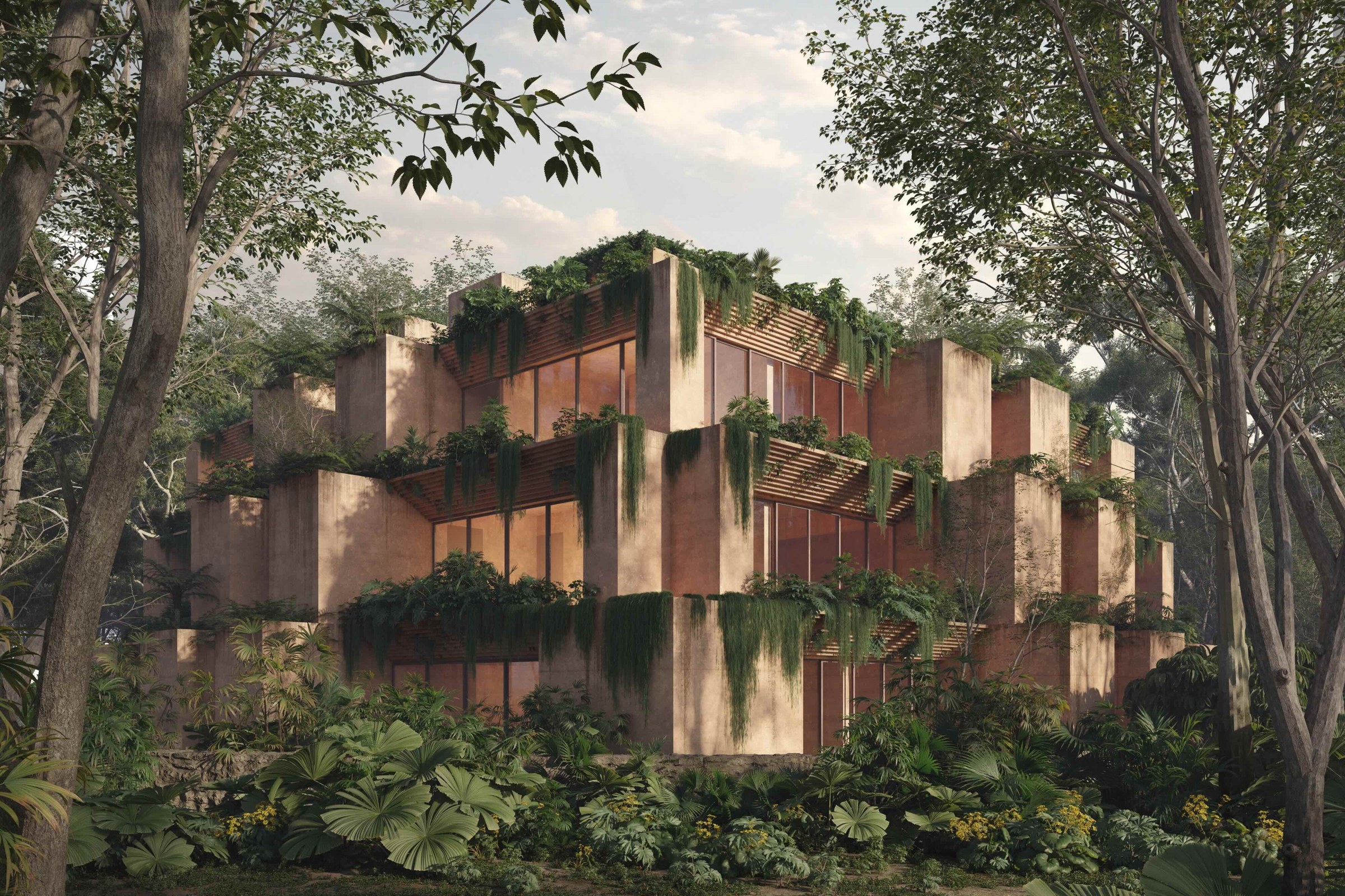 Aldea Kalan | 1 Bedroom Apartment with Wraparound Terrace in Bacalar