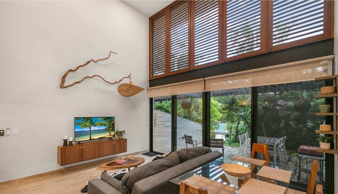 AWA Playacar | 2 Bedroom Double Height Apartment with Garden Terrace in Playacar Phase II
