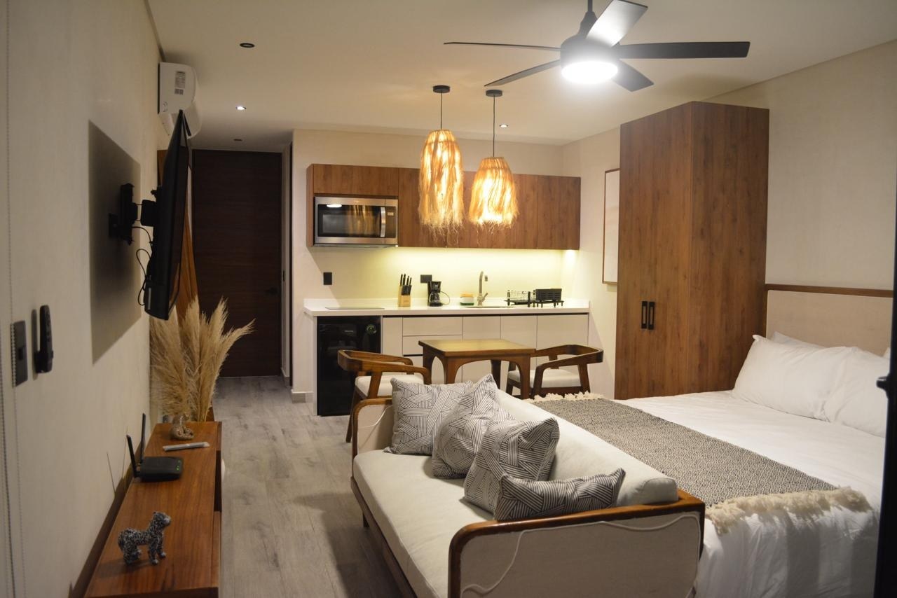Chaac 309 | Penthouse Studio with Private Rooftop in La Veleta, Tulum