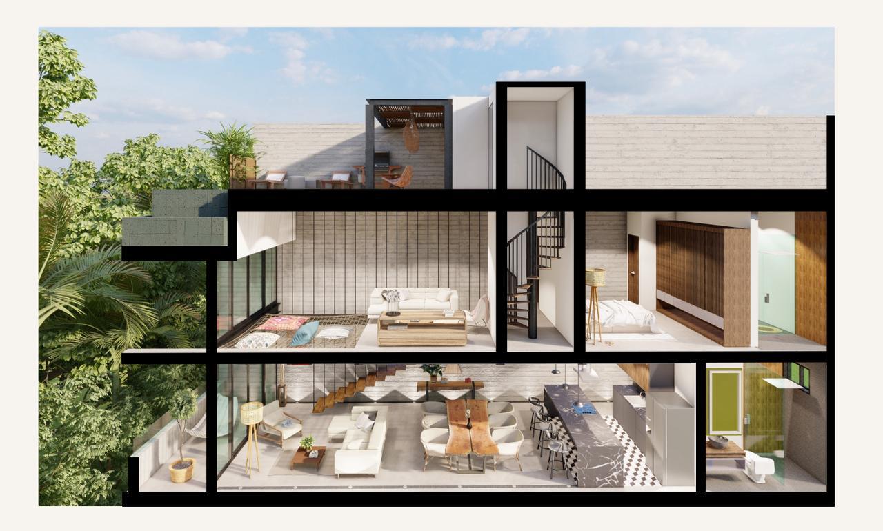 Senzik PH Villa | 3 Bed, 3.5 Bath Penthouse in Tulum Country Club