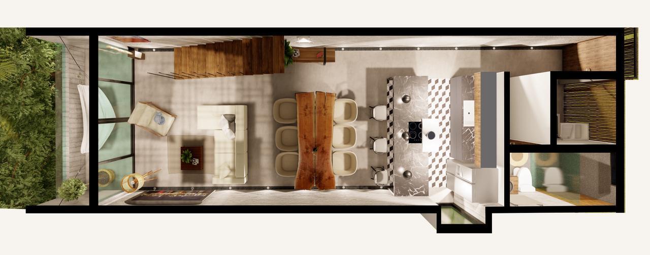 Senzik PH Villa ground floor plan