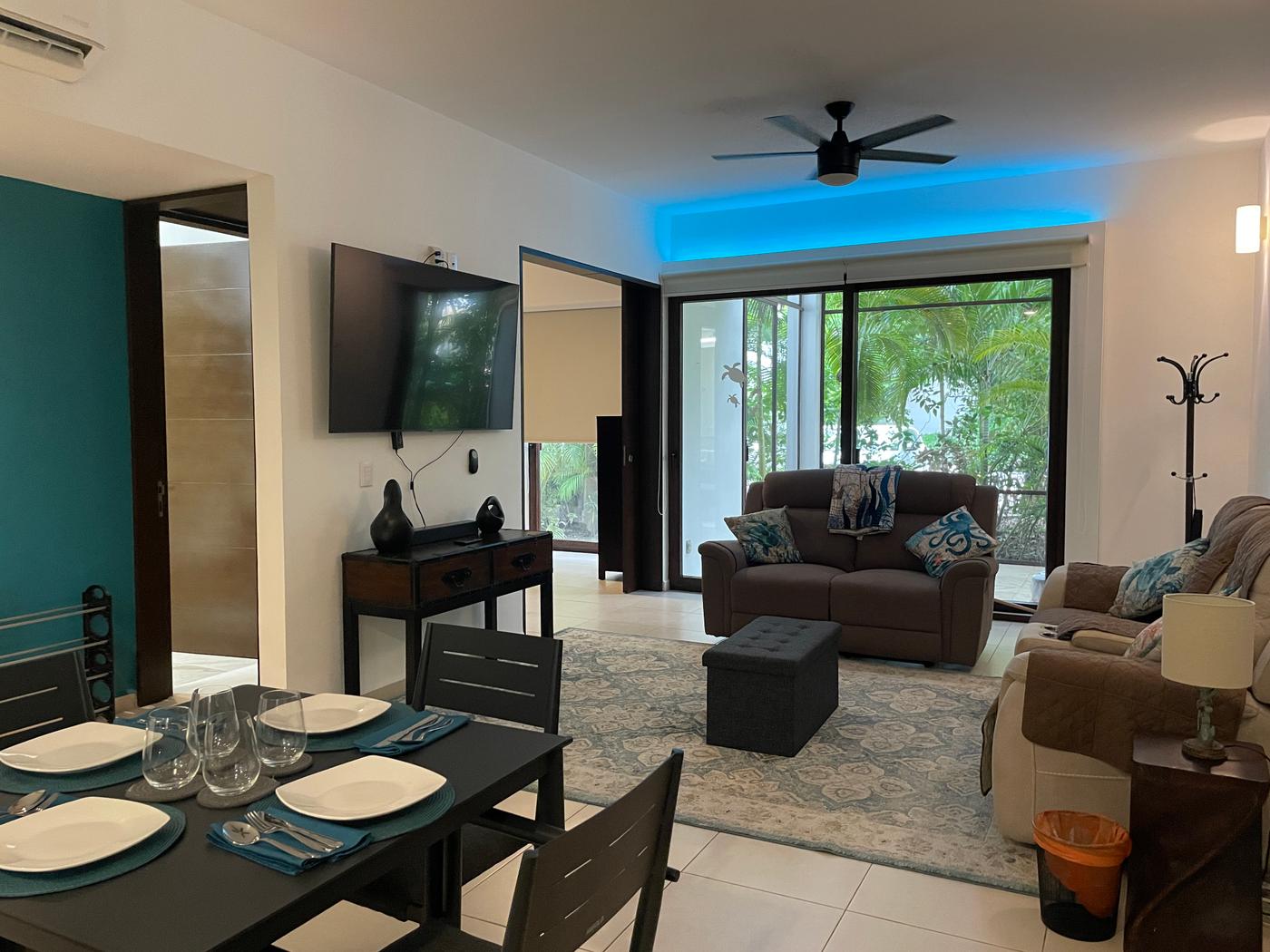 Private Corner Condo with Screened Patio & Solar Power