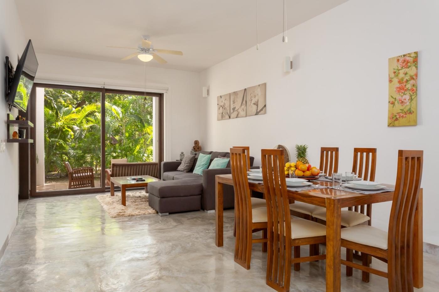 Private Ground Floor Condo with Tons of Natural Light