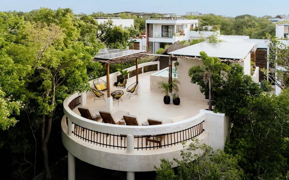 Casa Kuk, a five-bedroom villa in Aldea Zama, Tulum