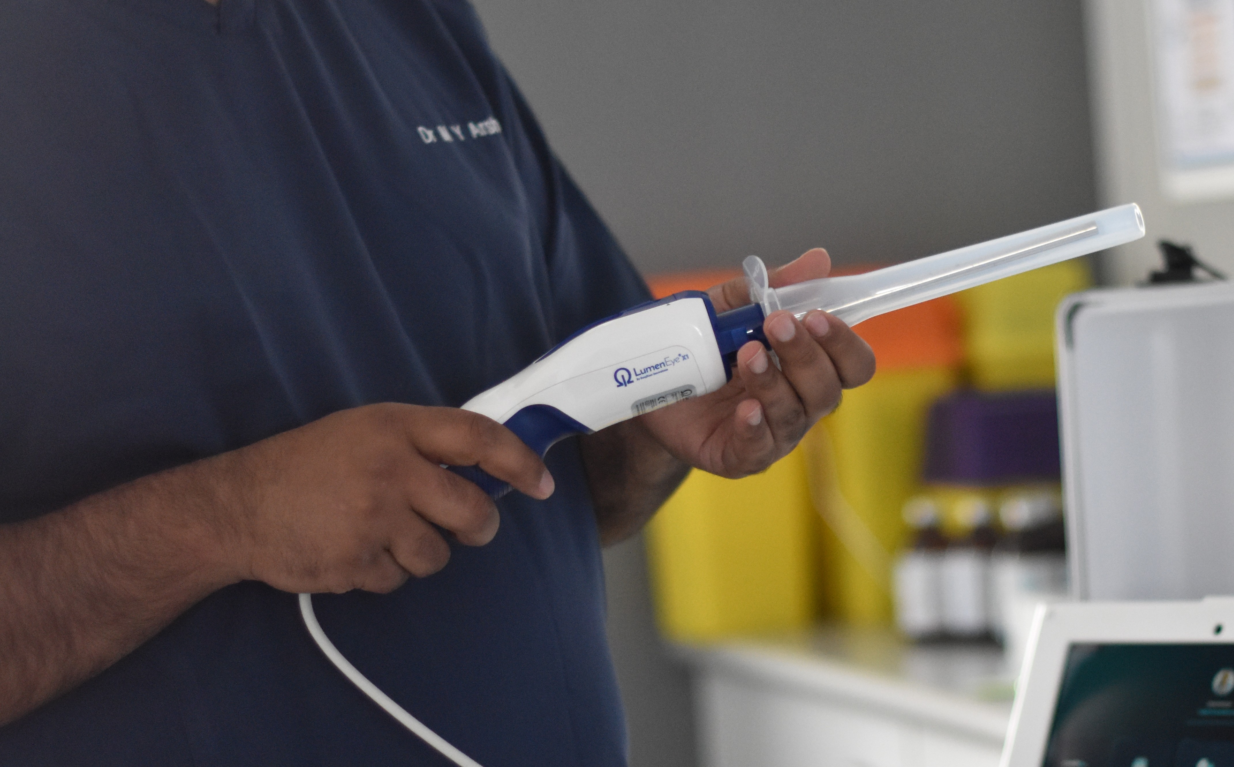 Demonstrating the safety and feasibility of LumenEye for outpatient rectal examination and rectal cancer surveillance.