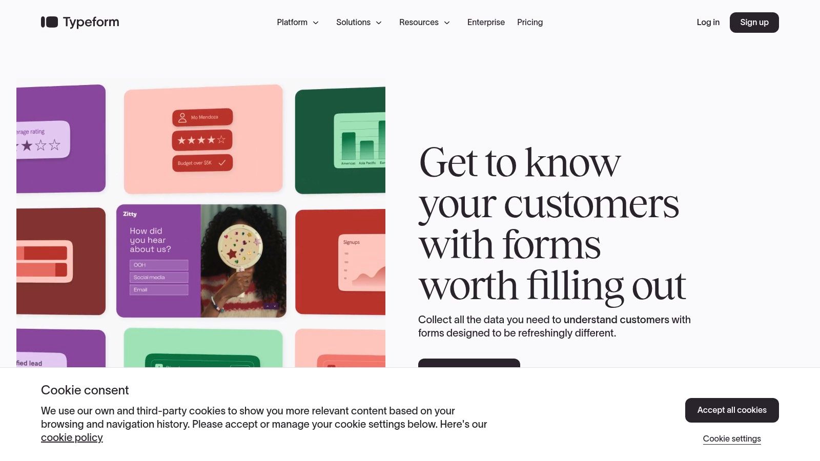 Typeform Official Website