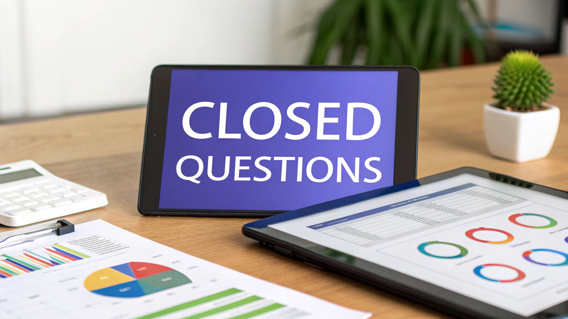 Using Closed Ended Questions for Clearer Survey Data