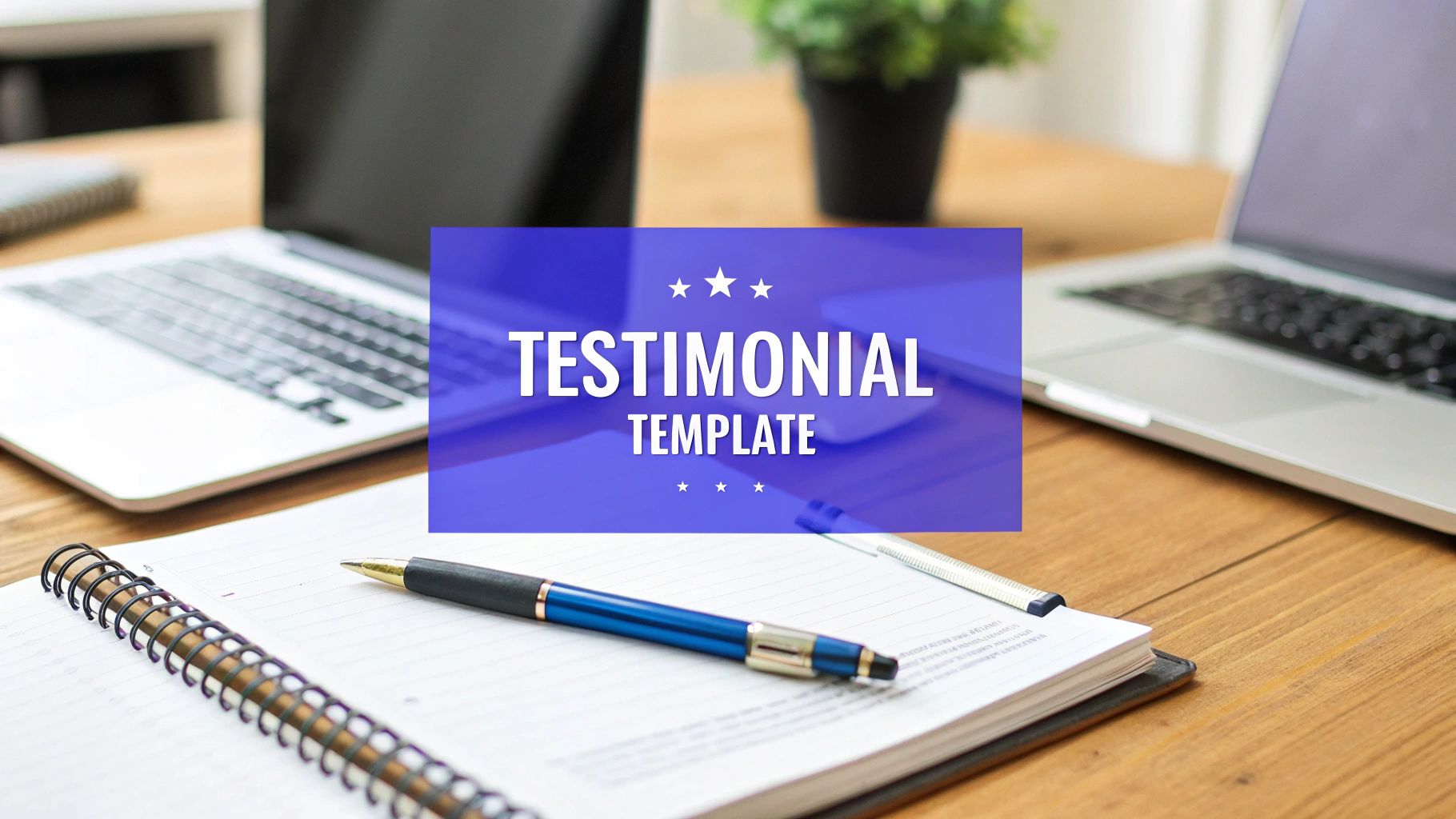 A Proven Template for a Testimonial