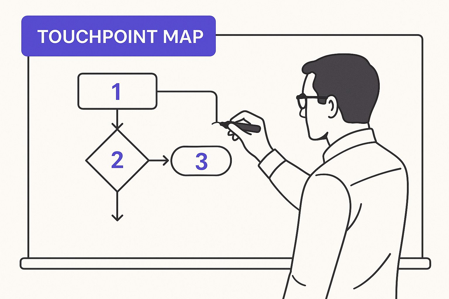 Infographic about customer experience mapping