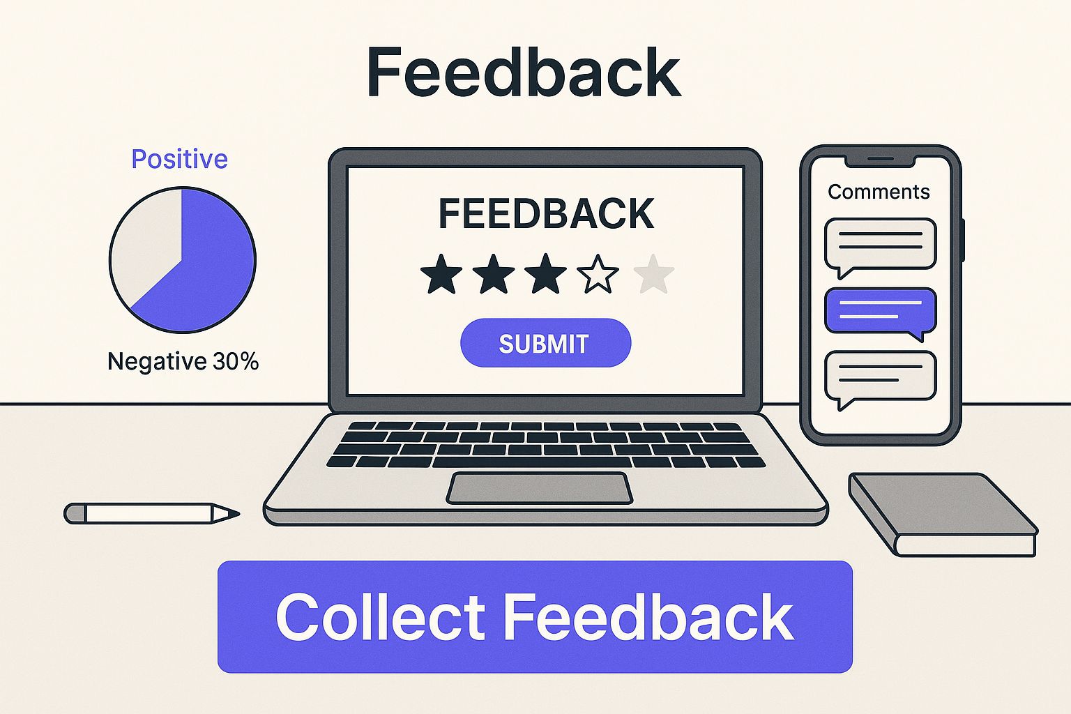 Infographic about what is the voice of the customer