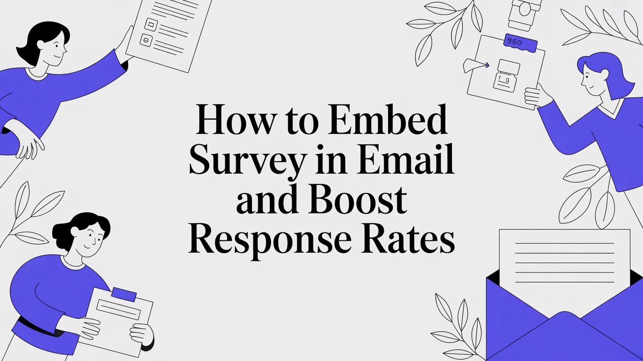 How to Embed Survey in Email and Boost Response Rates