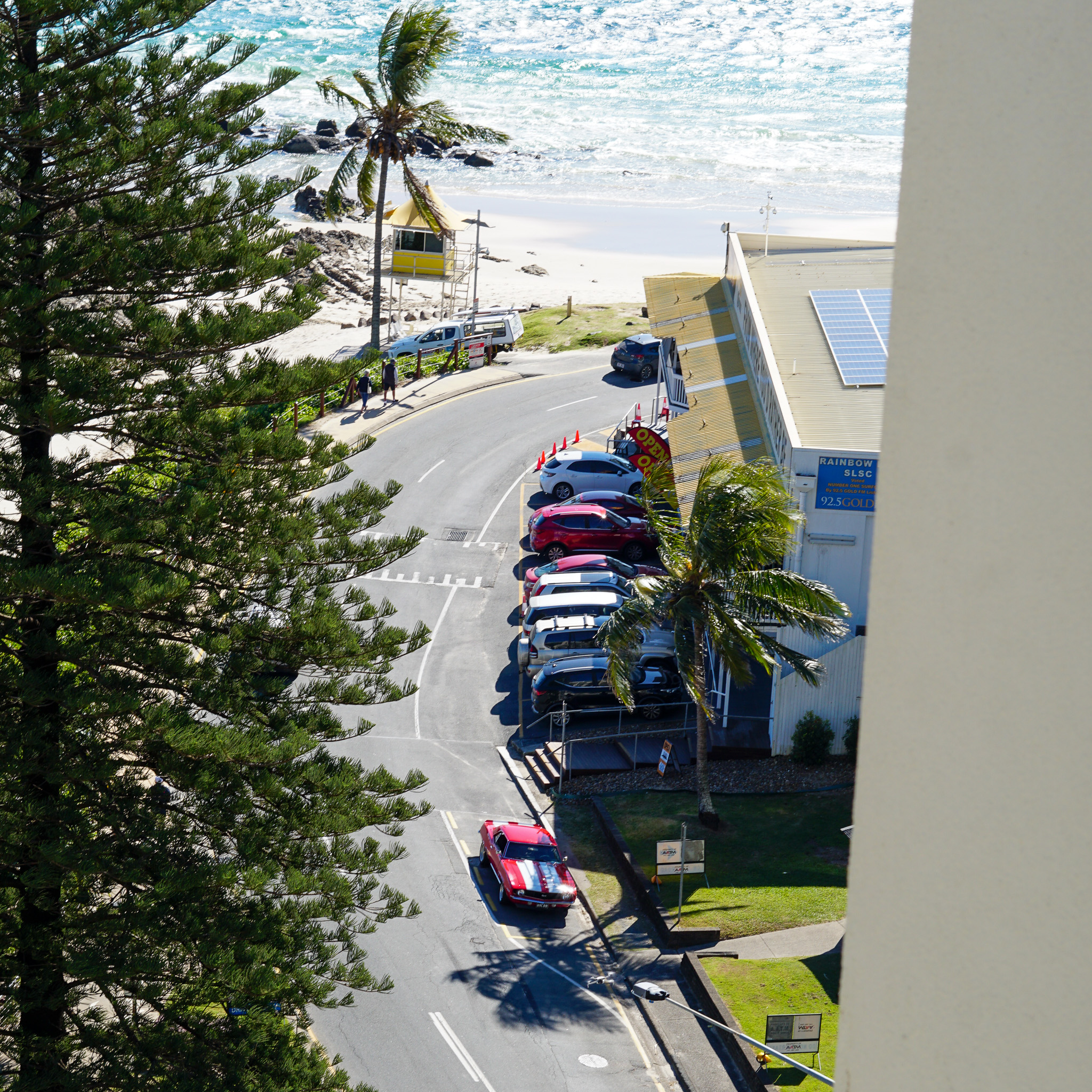 Footsteps from The Garland to the sand — walkable coastal lifestyle