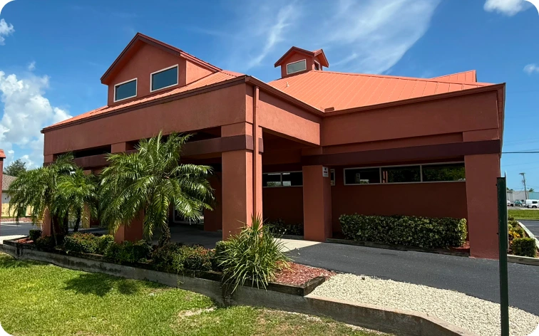 Exterior view of Cape Clarity therapy office building in Cape Coral, Florida.