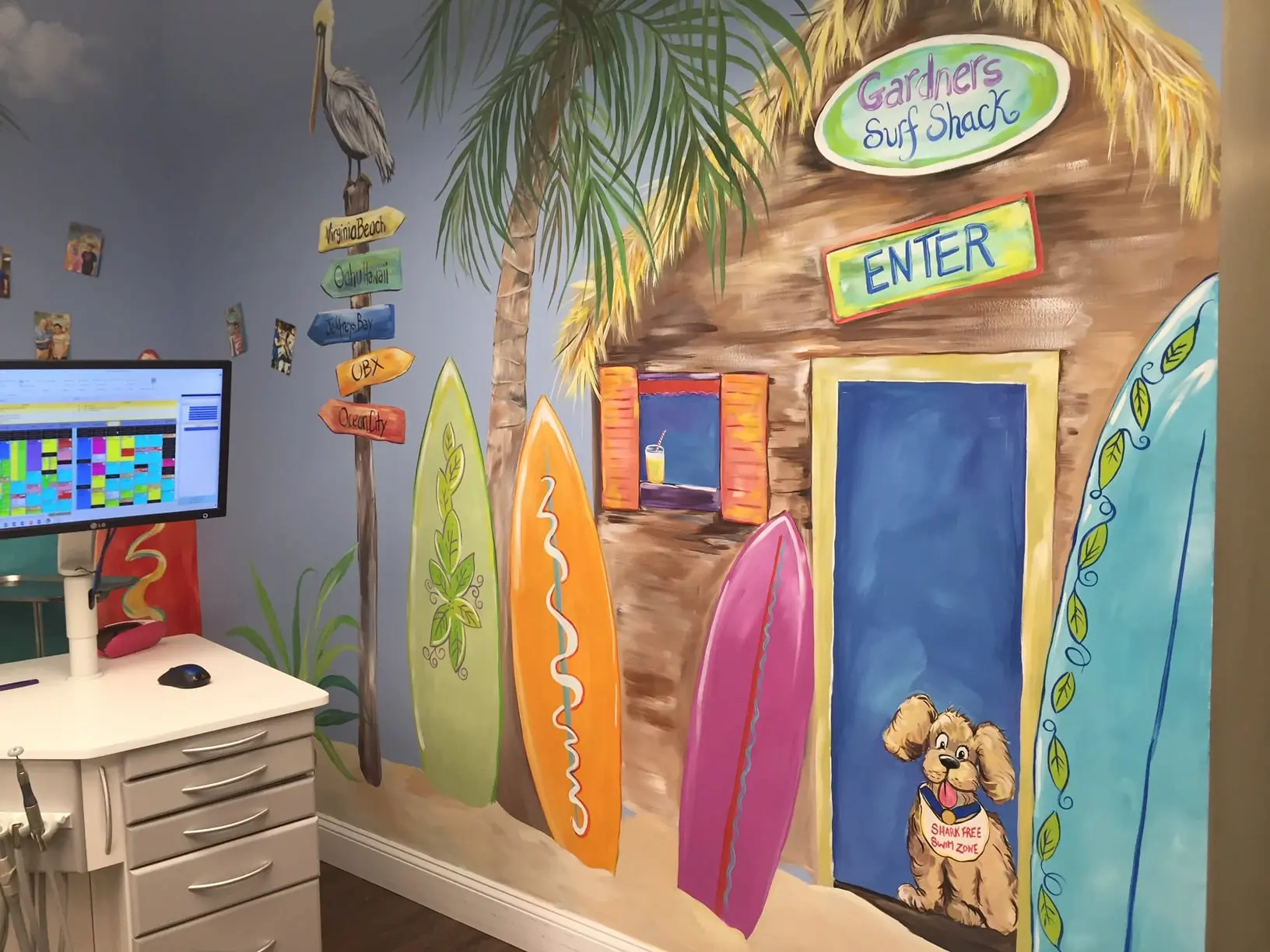 Inside the Gaskins Road orthodontic office in Richmond, VA