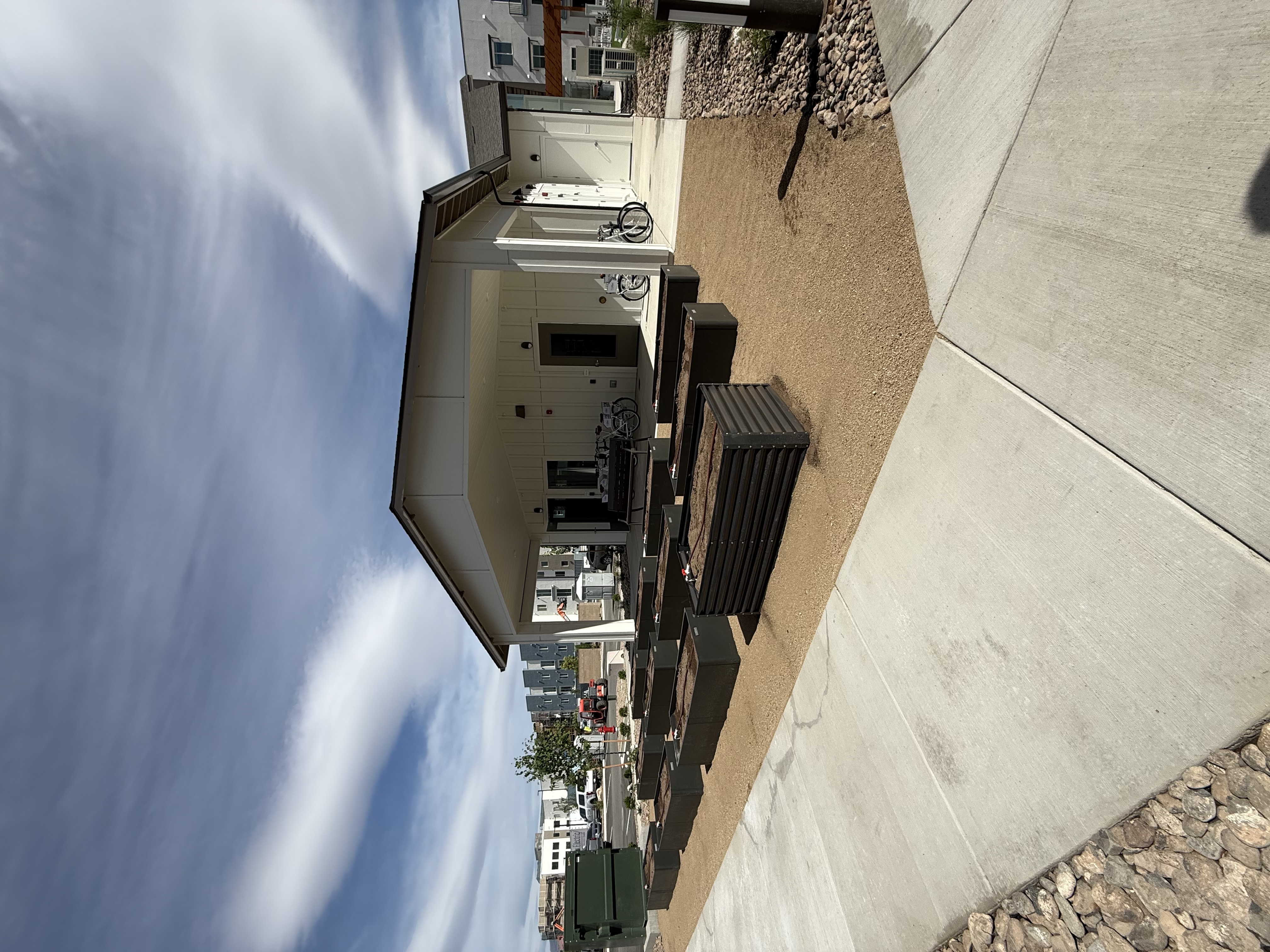 Residents enjoying a well-maintained EBMC community courtyard