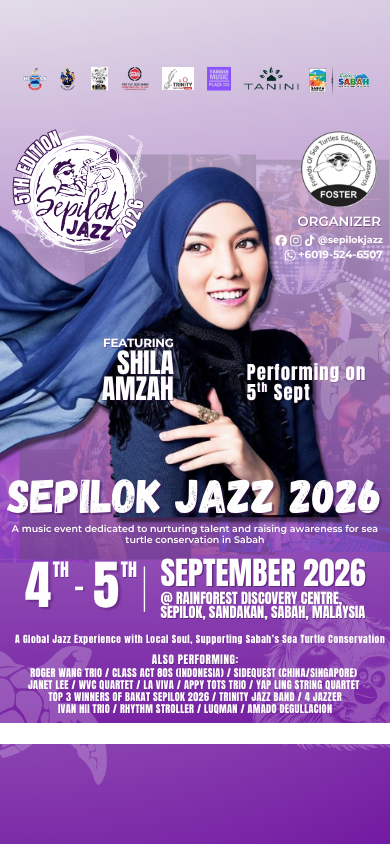 Sepilok Jazz 3rd Editions, 6 & 7 September 2024