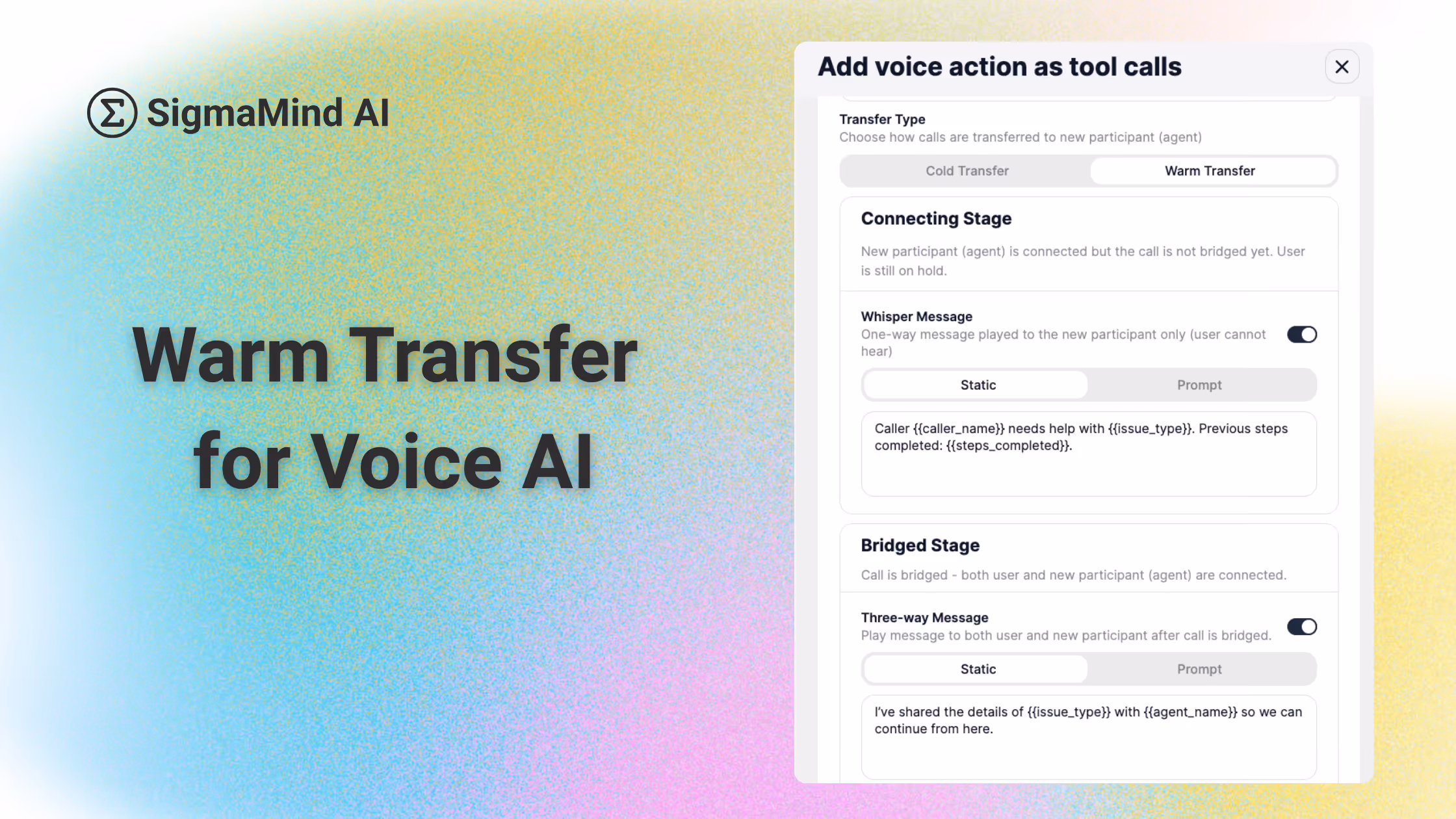 Warm Transfer for Voice AI: Seamless human handoffs without losing context