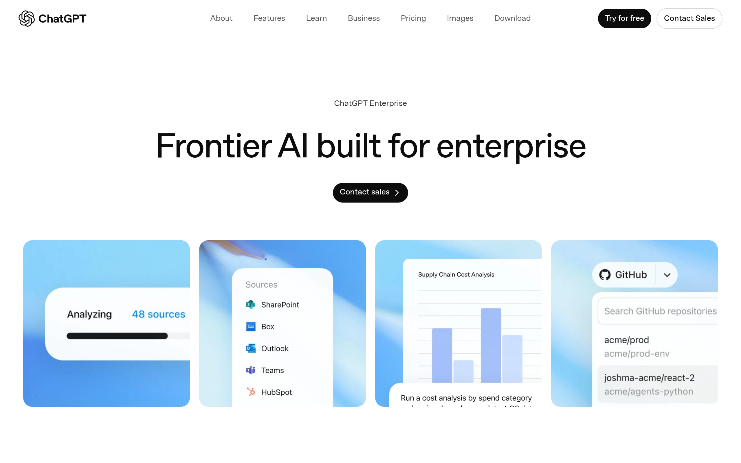 OpenAI Enterprise GPT Agents Screenshot