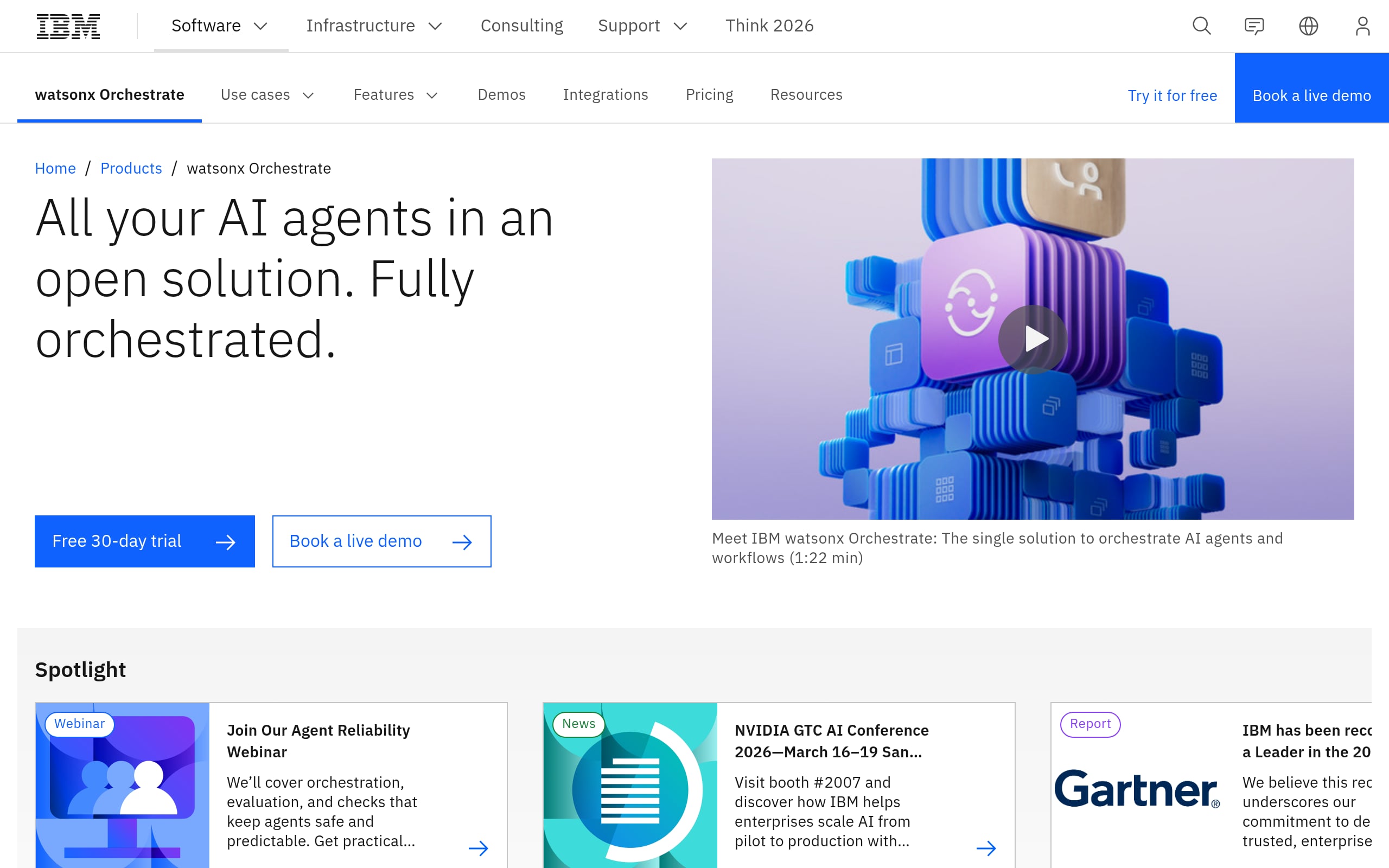 IBM Watson Assistant Screenshot