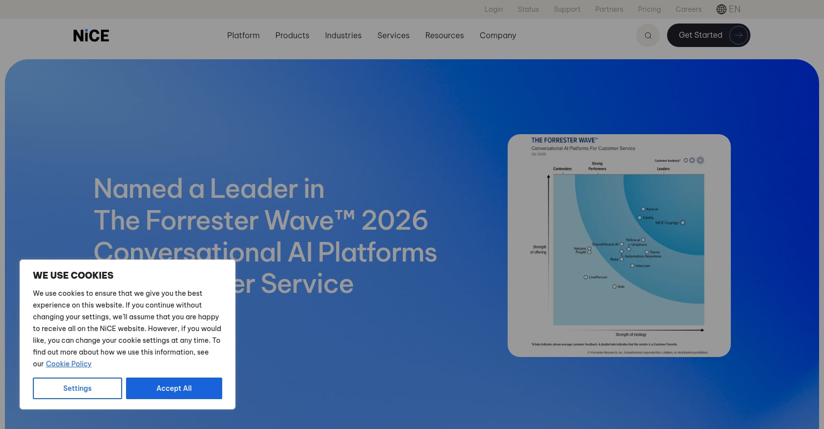 NICE CXone (+ Cognigy Acquisition) Screenshot