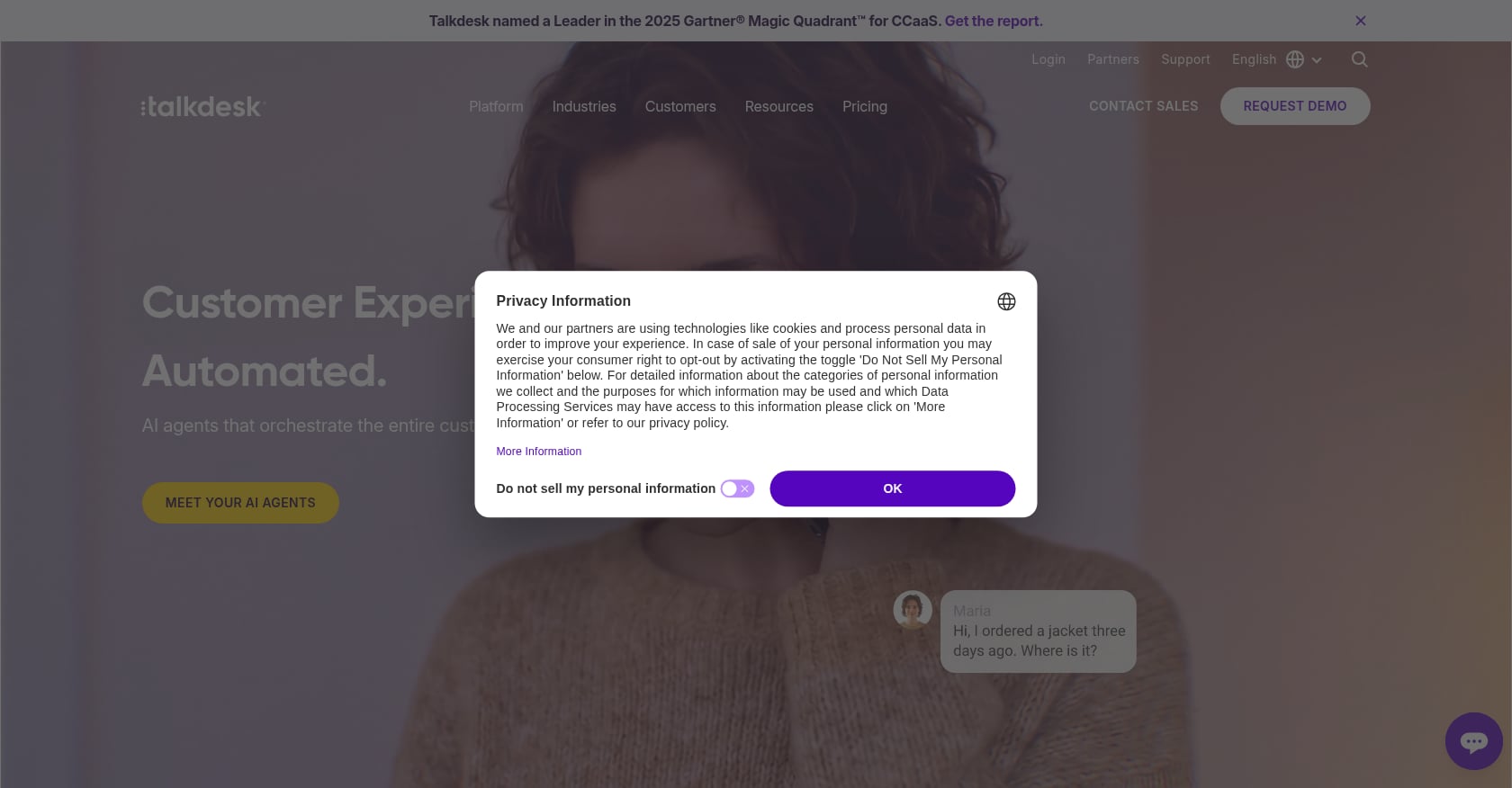 Talkdesk Screenshot