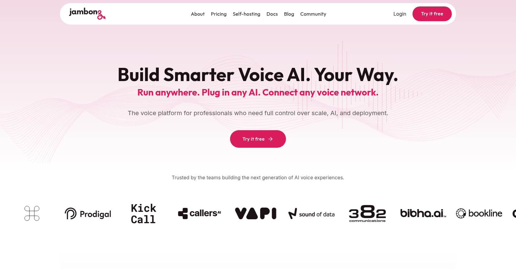 Self-Hosted Voice AI with Jambonz + Open Frameworks Screenshot