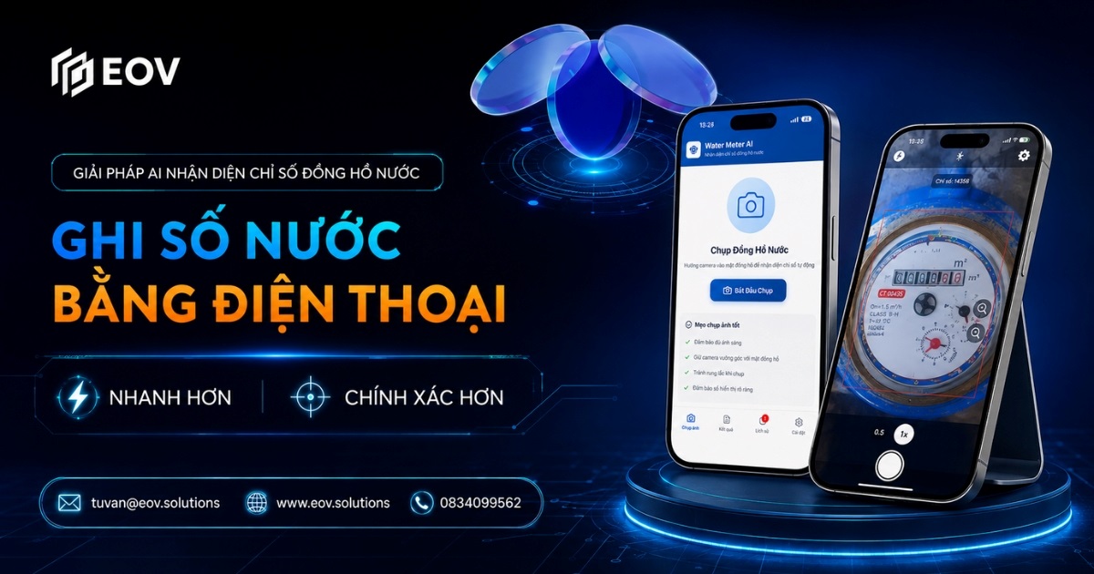 Ghi số nước bằng điện thoại: Nhanh hơn, Chính xác hơn