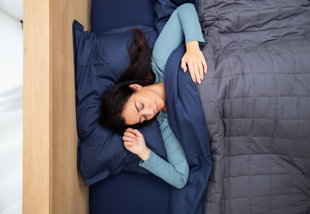 person sleeping peacefully in clean comfortable bedroom - Indoor air quality benefits