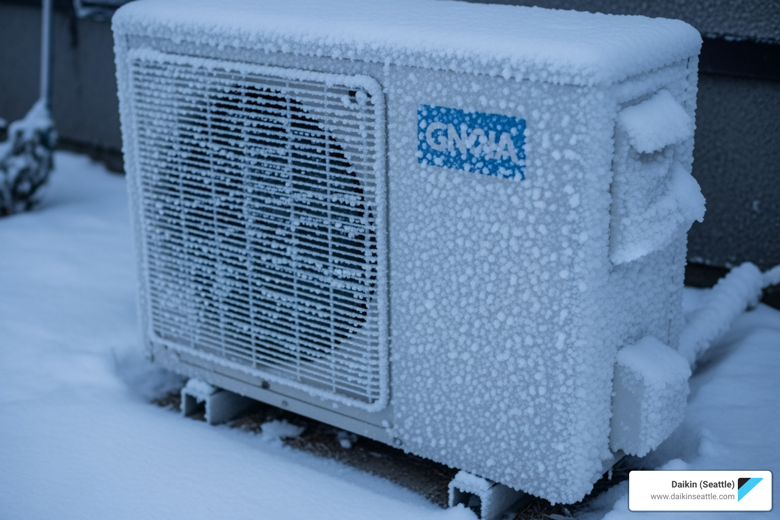 a frozen outdoor heat pump unit - Heat pump troubleshooting