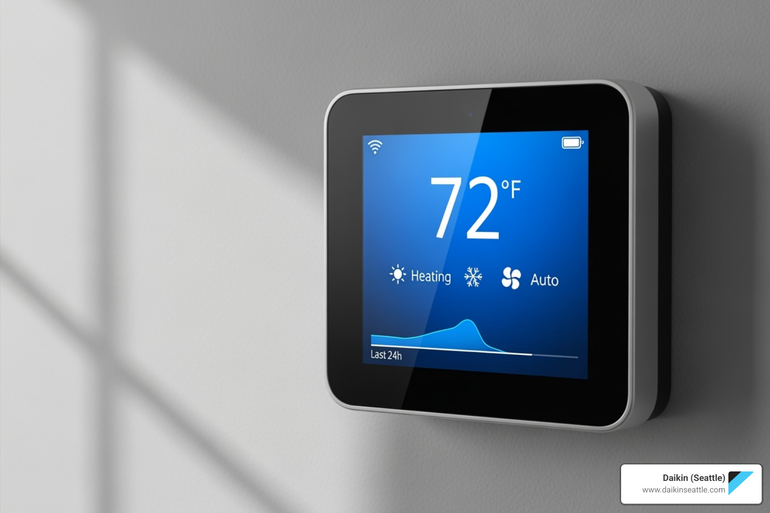 Daikin One smart thermostat interface - Daikin home comfort